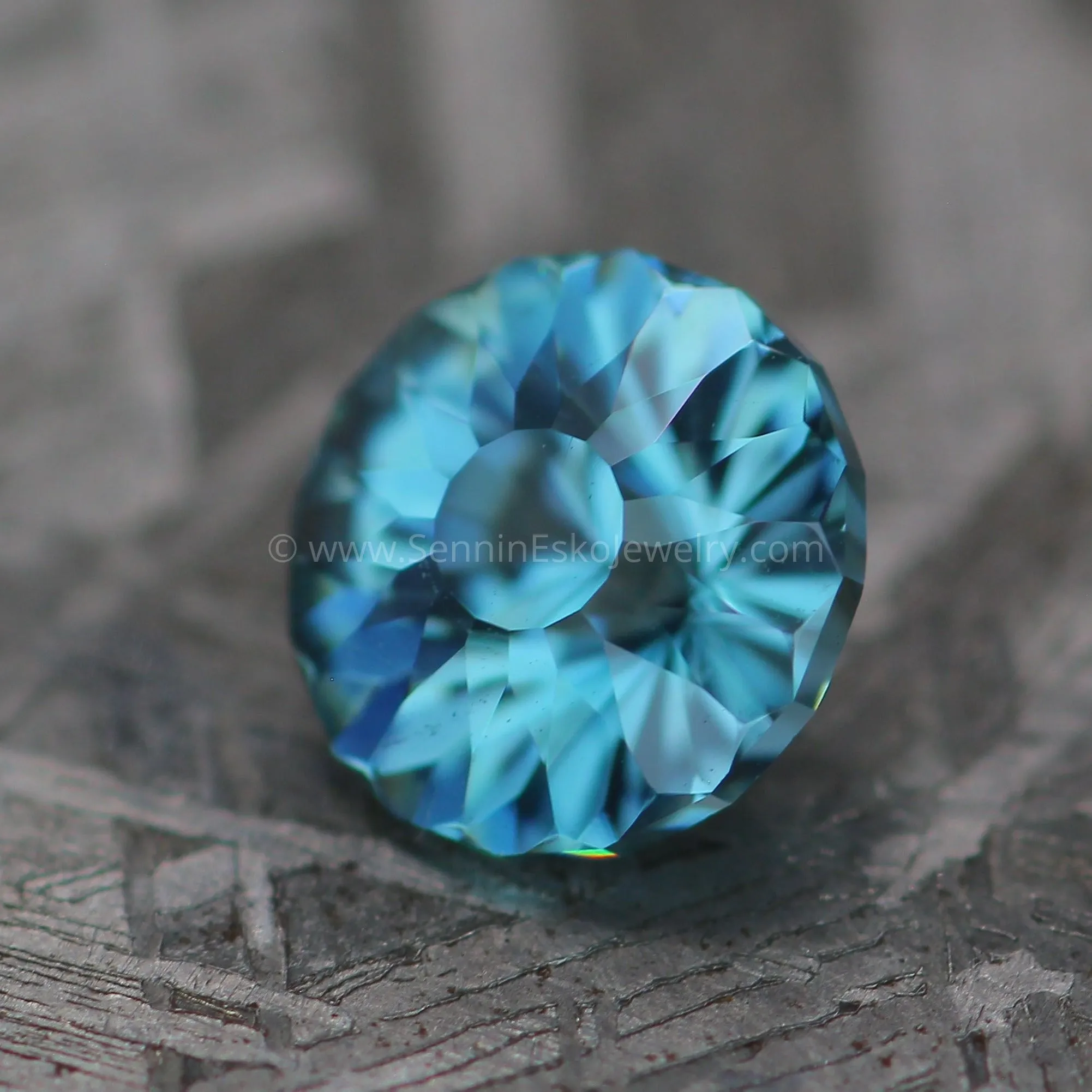 0.94 carat Blue Zircon - 5.3x3.6mm