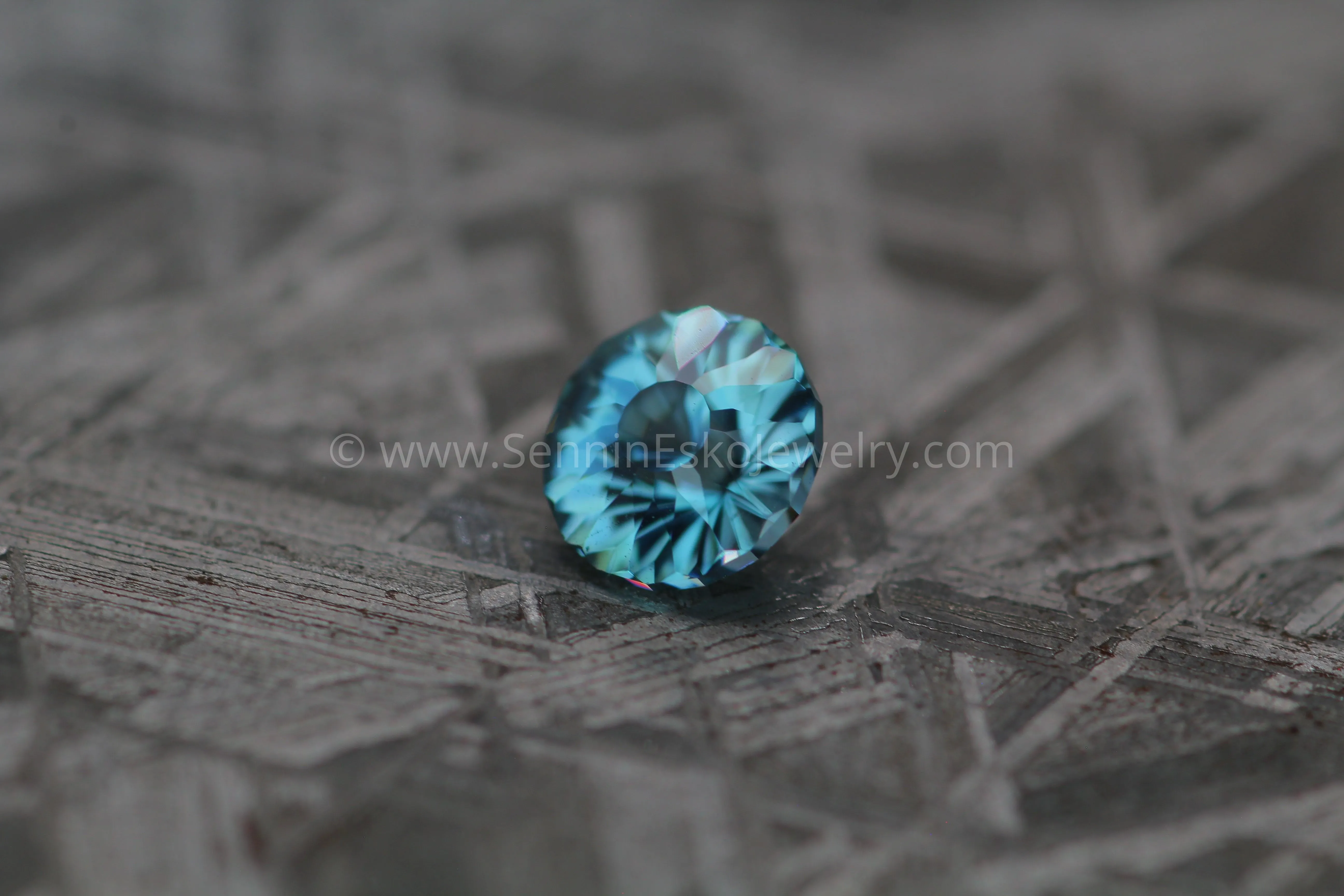 0.94 carat Blue Zircon - 5.3x3.6mm