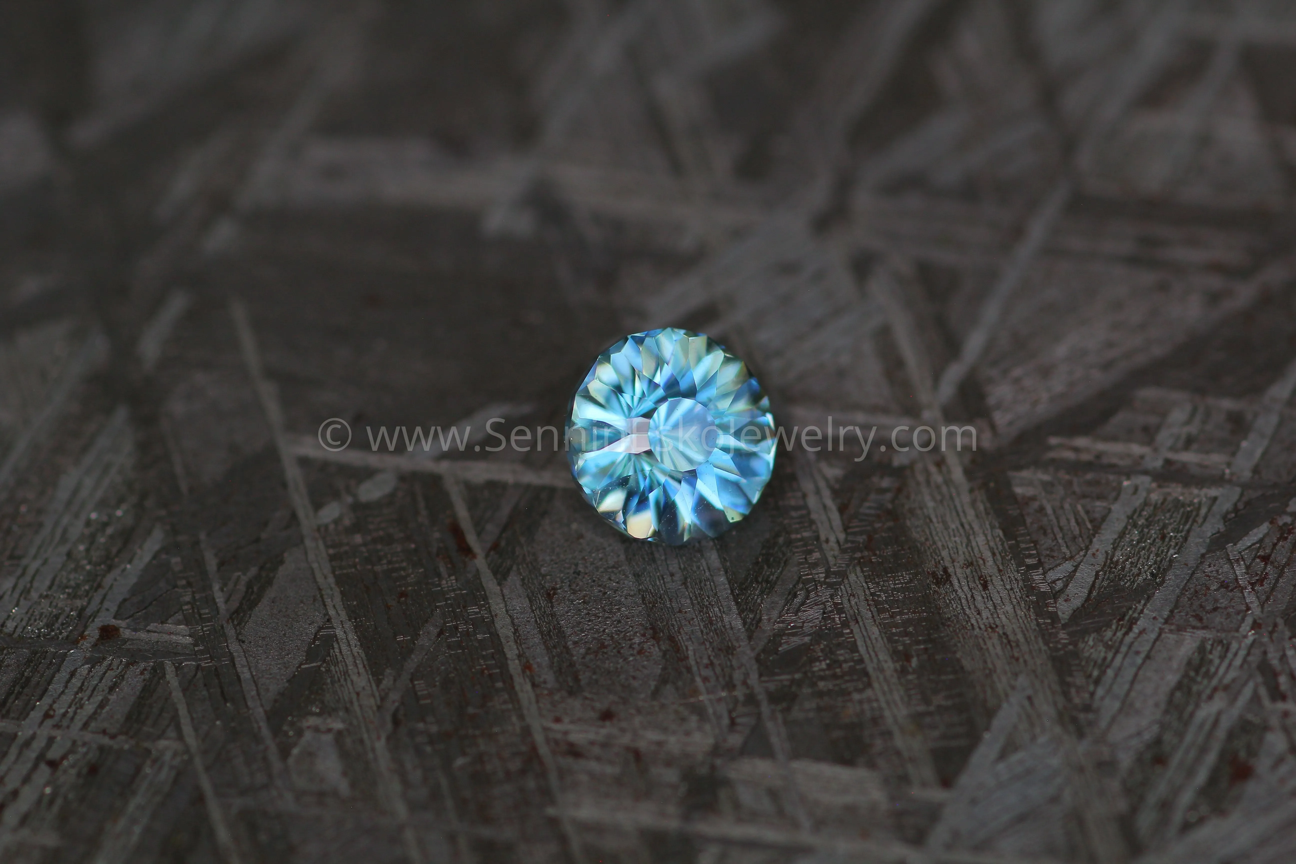 0.94 carat Blue Zircon - 5.3x3.6mm