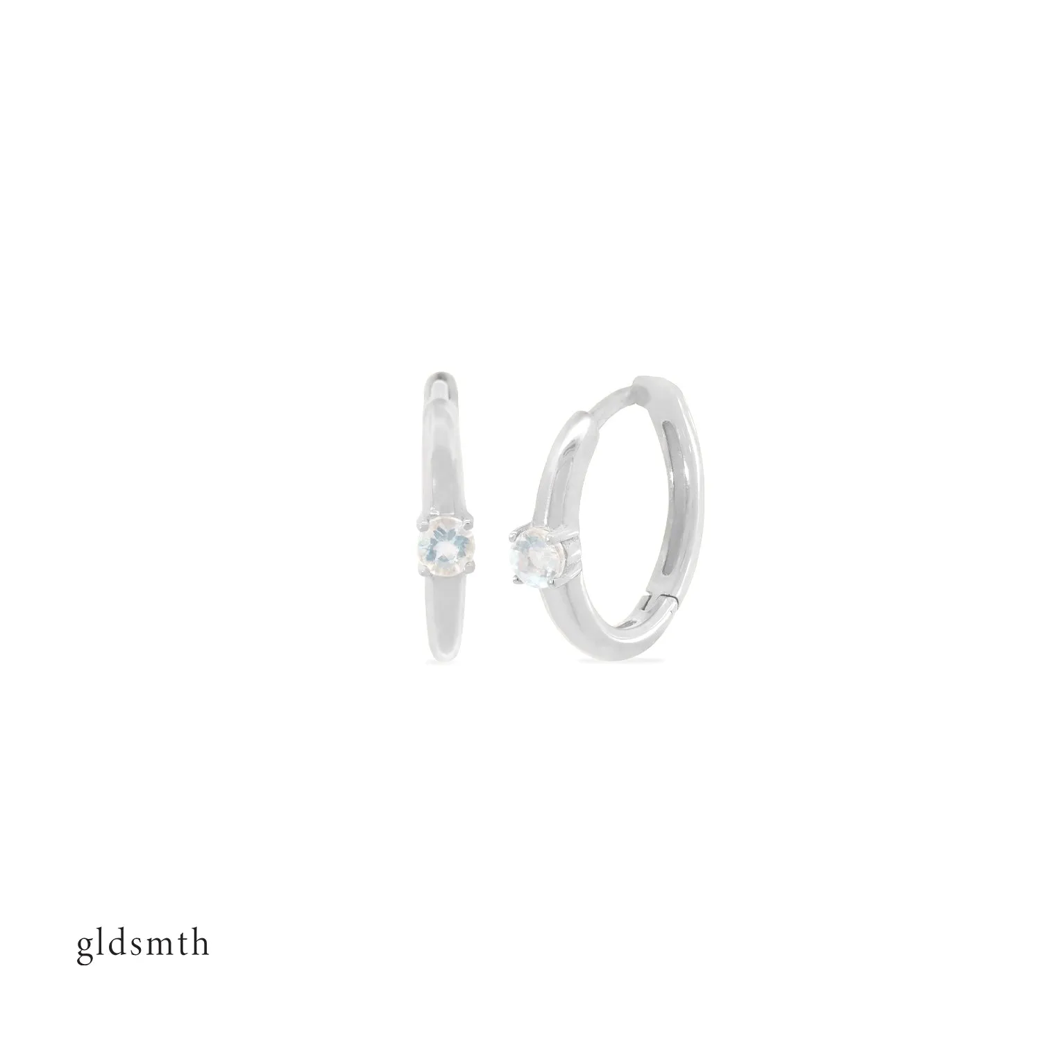 10k White Gold Sophie Huggies