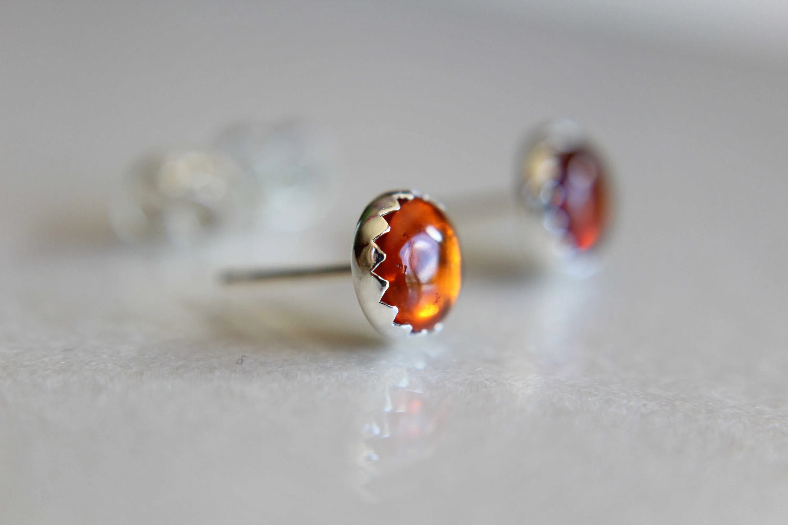 Amber Earrings, Gemstone Earrings, Sterling Earrings, Post Earrings, Baltic Amber Post Earrings, Simple Earrings, Minimalist Earrings, Gift