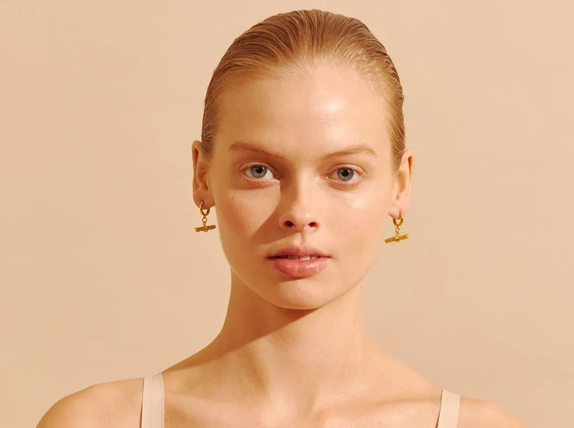 Amber Sceats Kendra Earrings in Gold