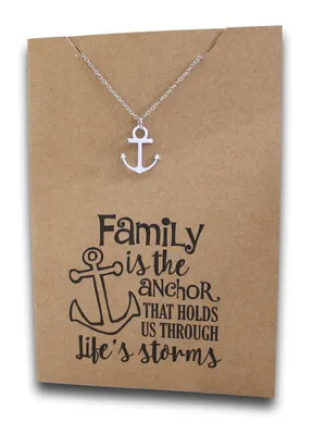 Anchor Pendant & Chain - Card 306