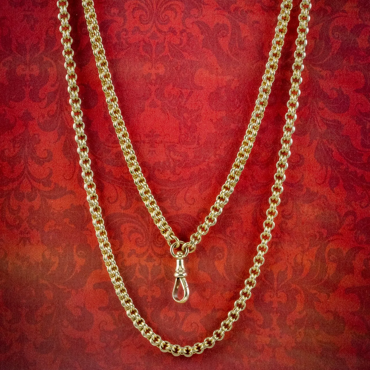 Antique Victorian 15ct Gold Guard Chain