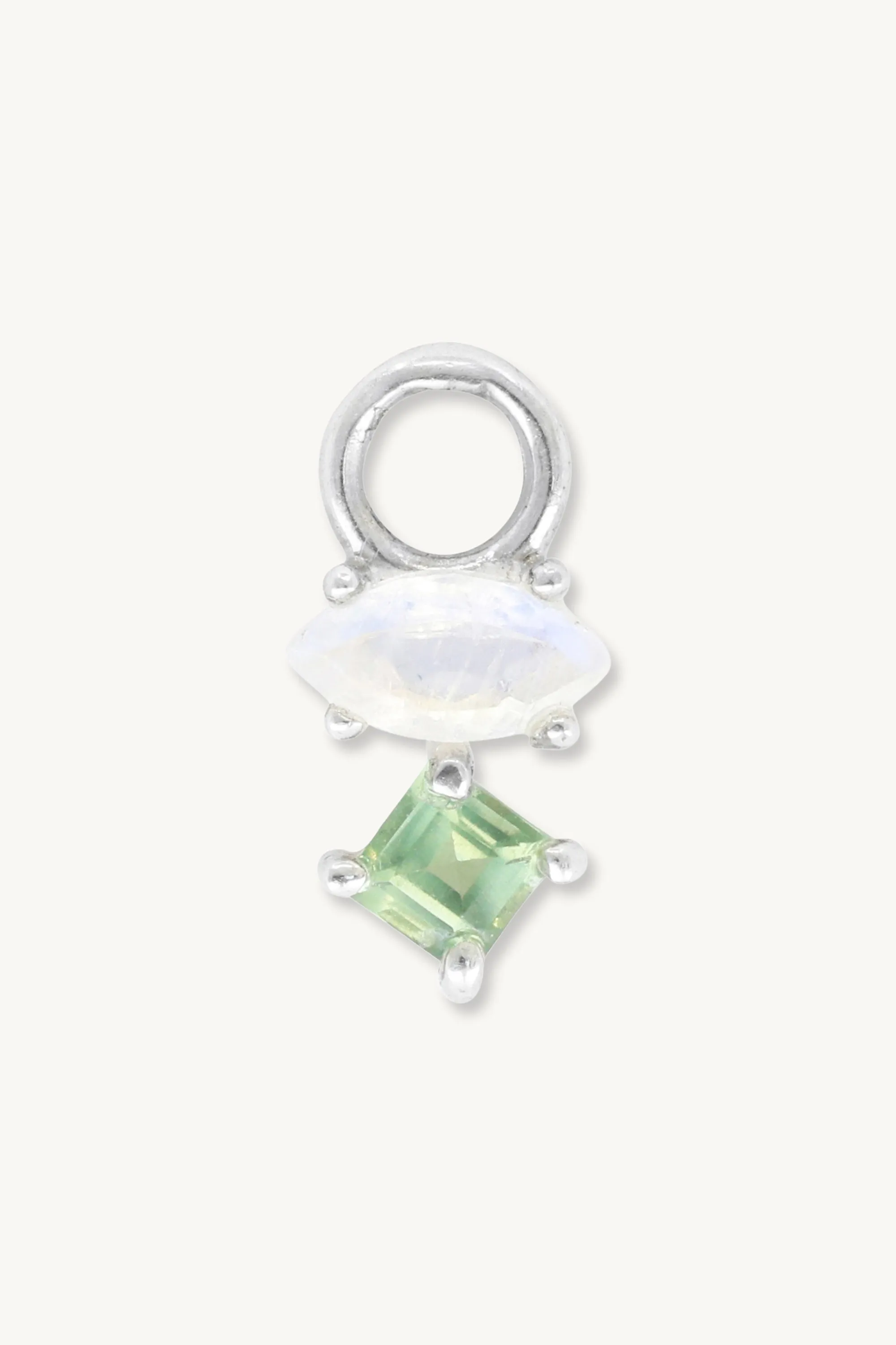 Astrid Marquise Apatite Silver Charm