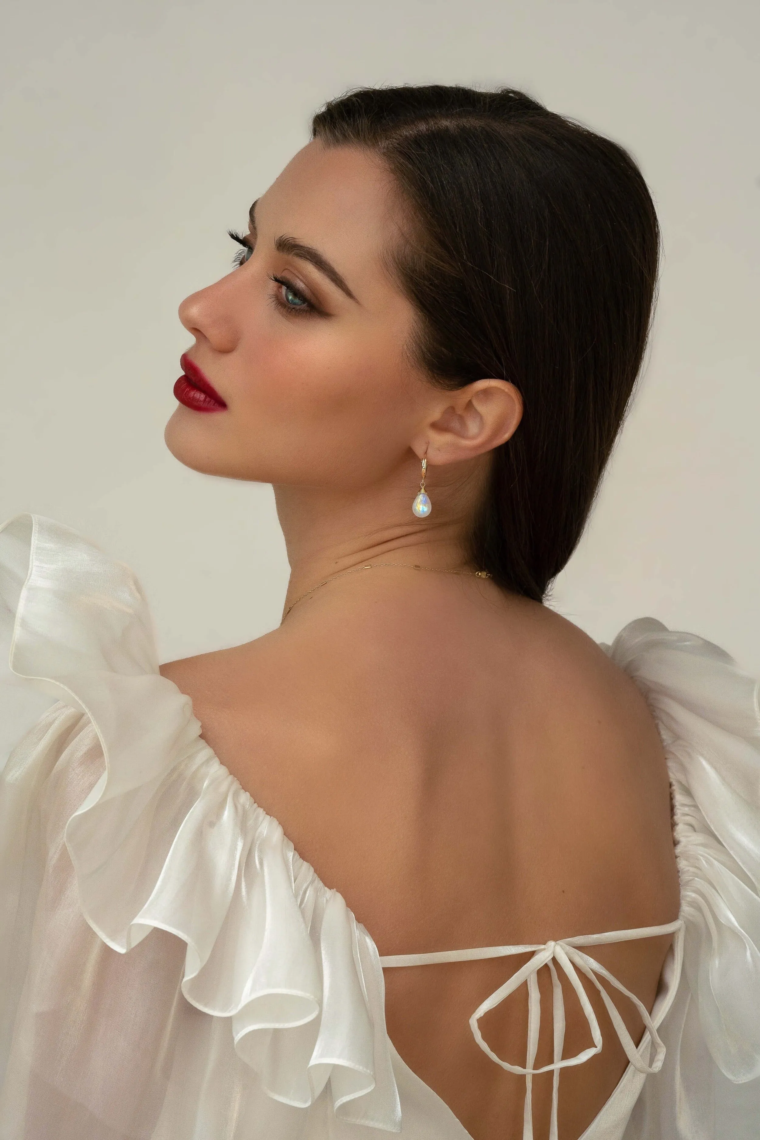 Avery Moonstone Earrings