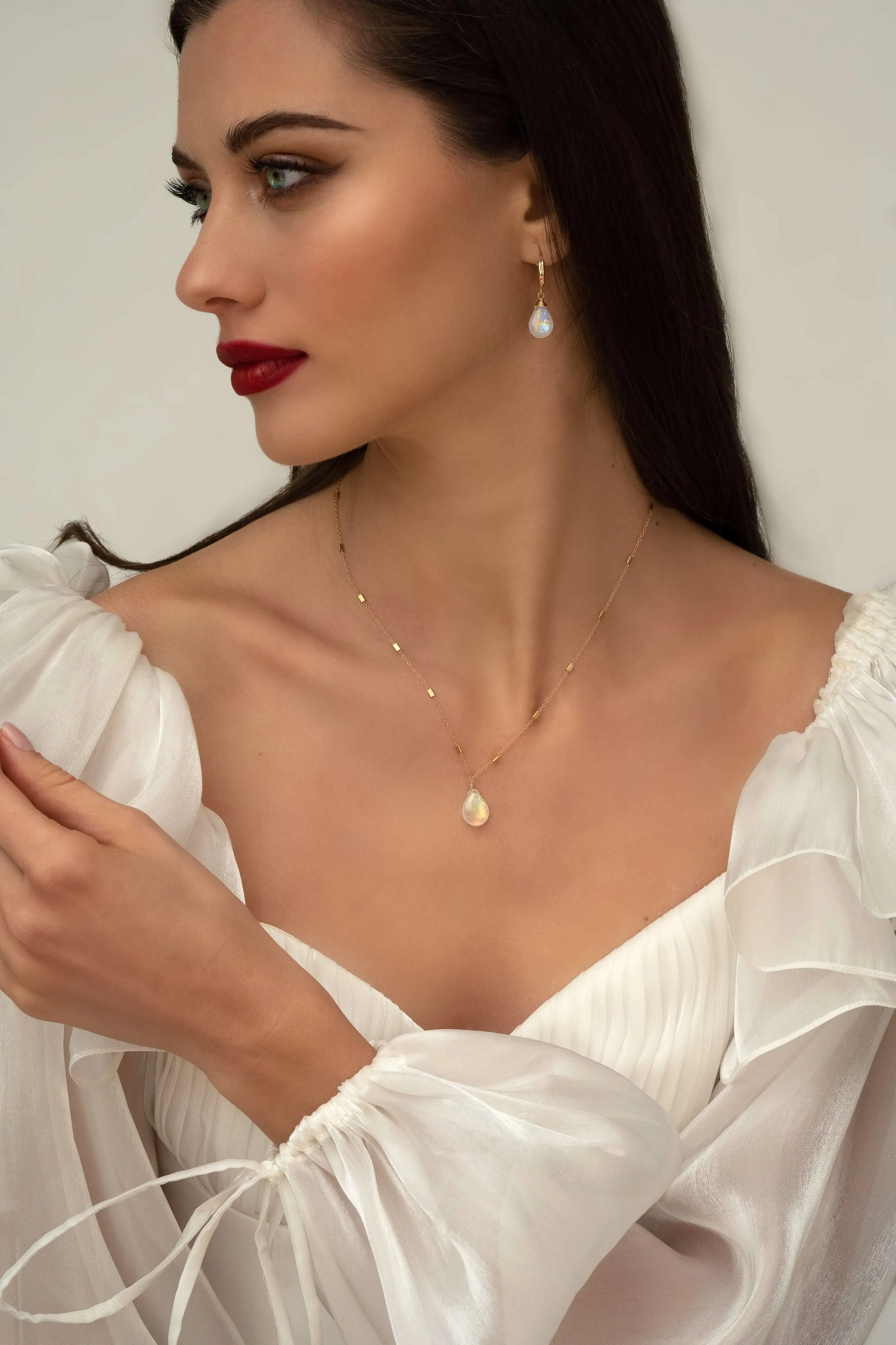 Avery Moonstone Earrings