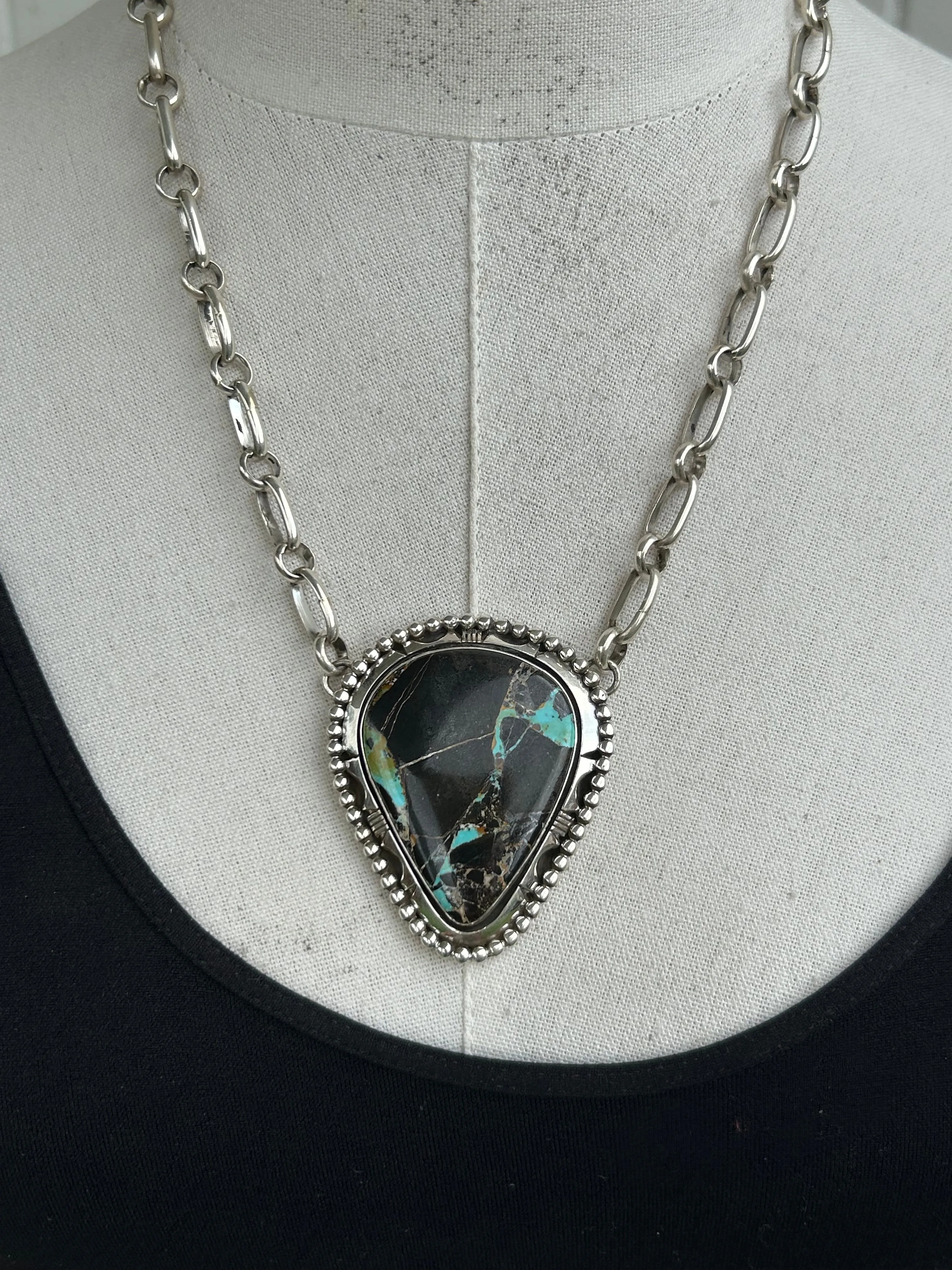 Blackjack Turquoise Necklace