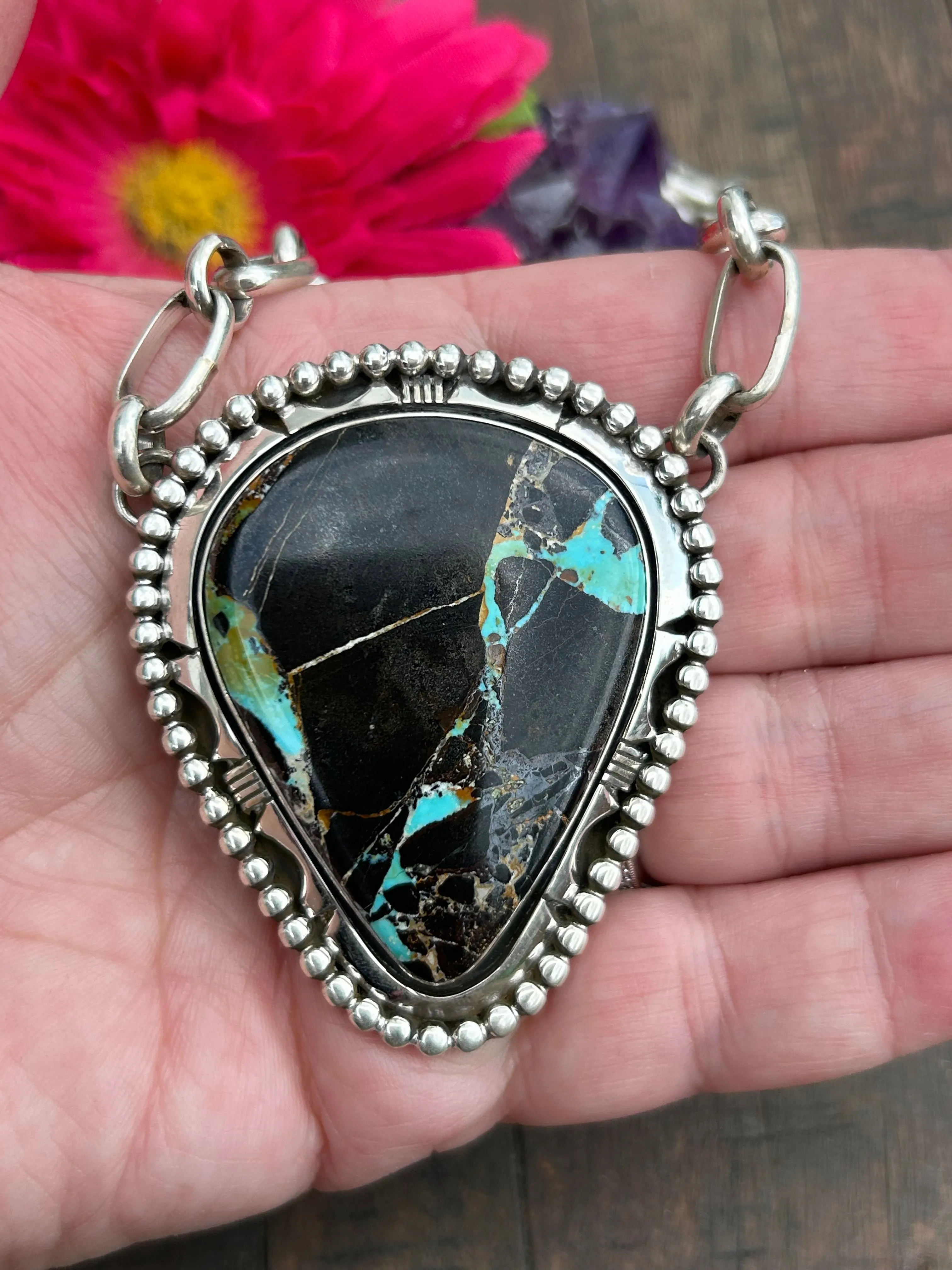 Blackjack Turquoise Necklace
