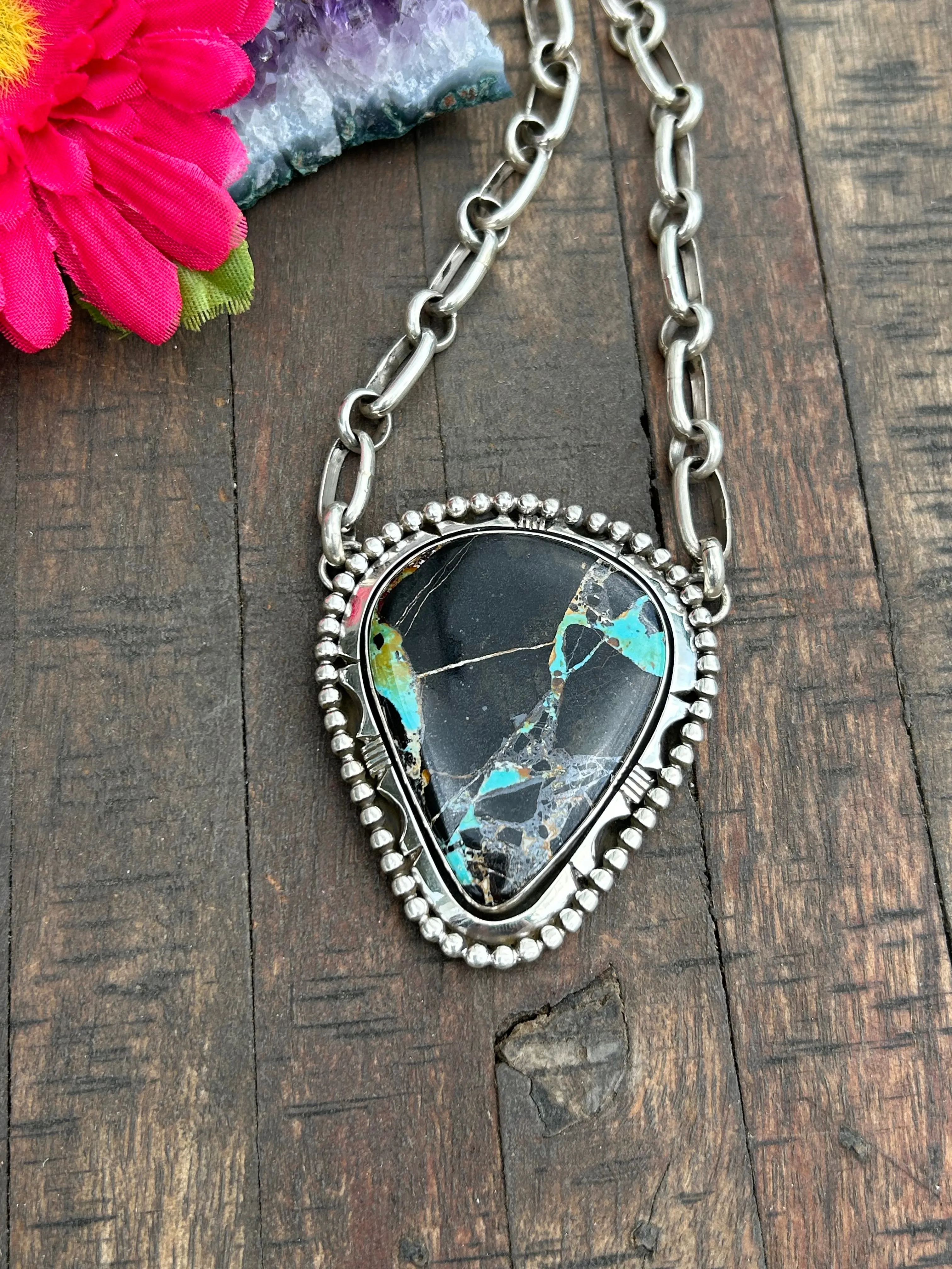 Blackjack Turquoise Necklace