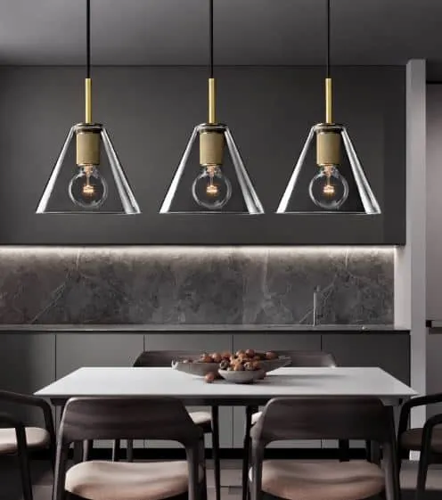 Celarno Metal Accent Glass Globe Pendant Lamp