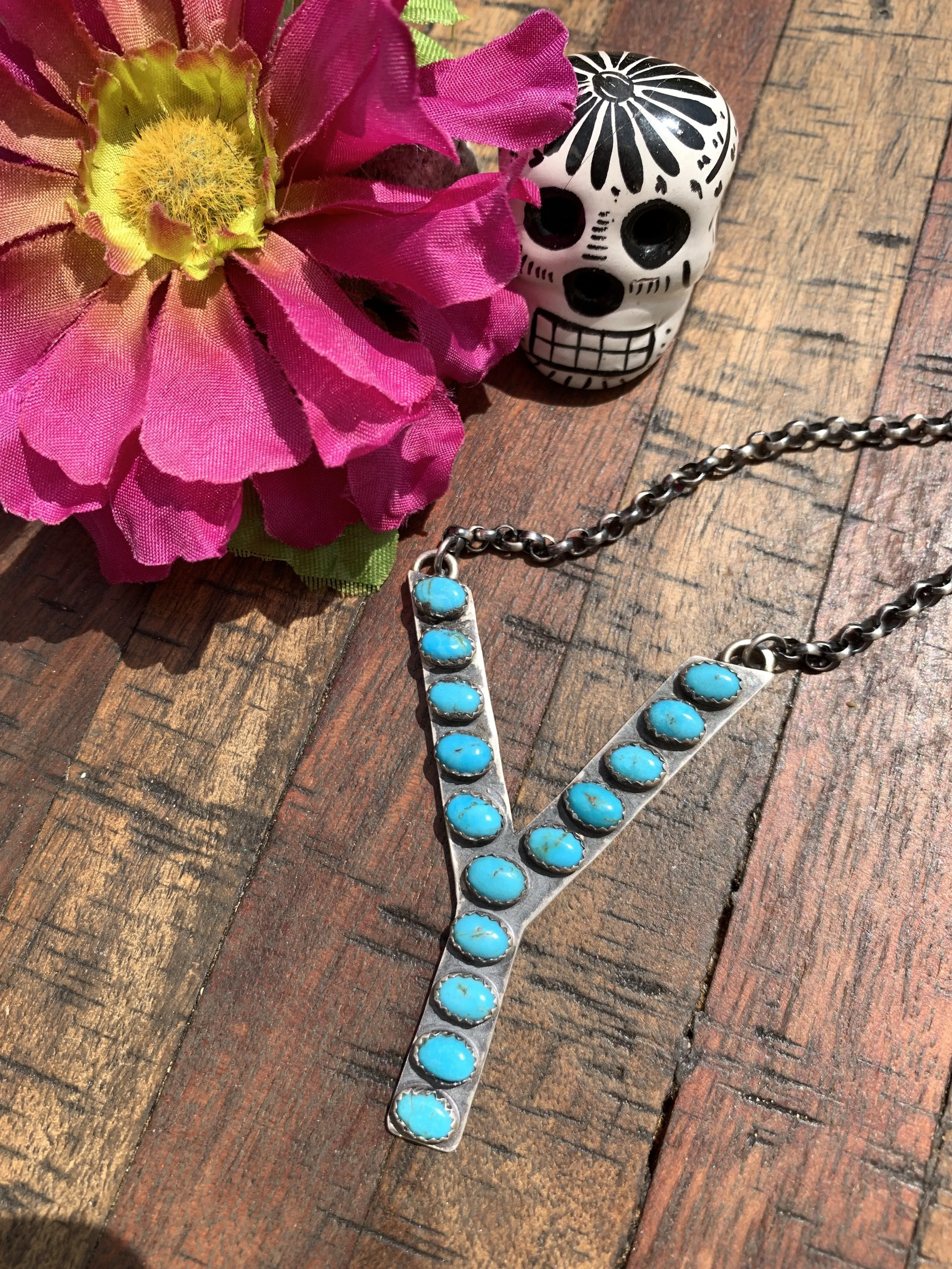 Custom Letter Y Necklace