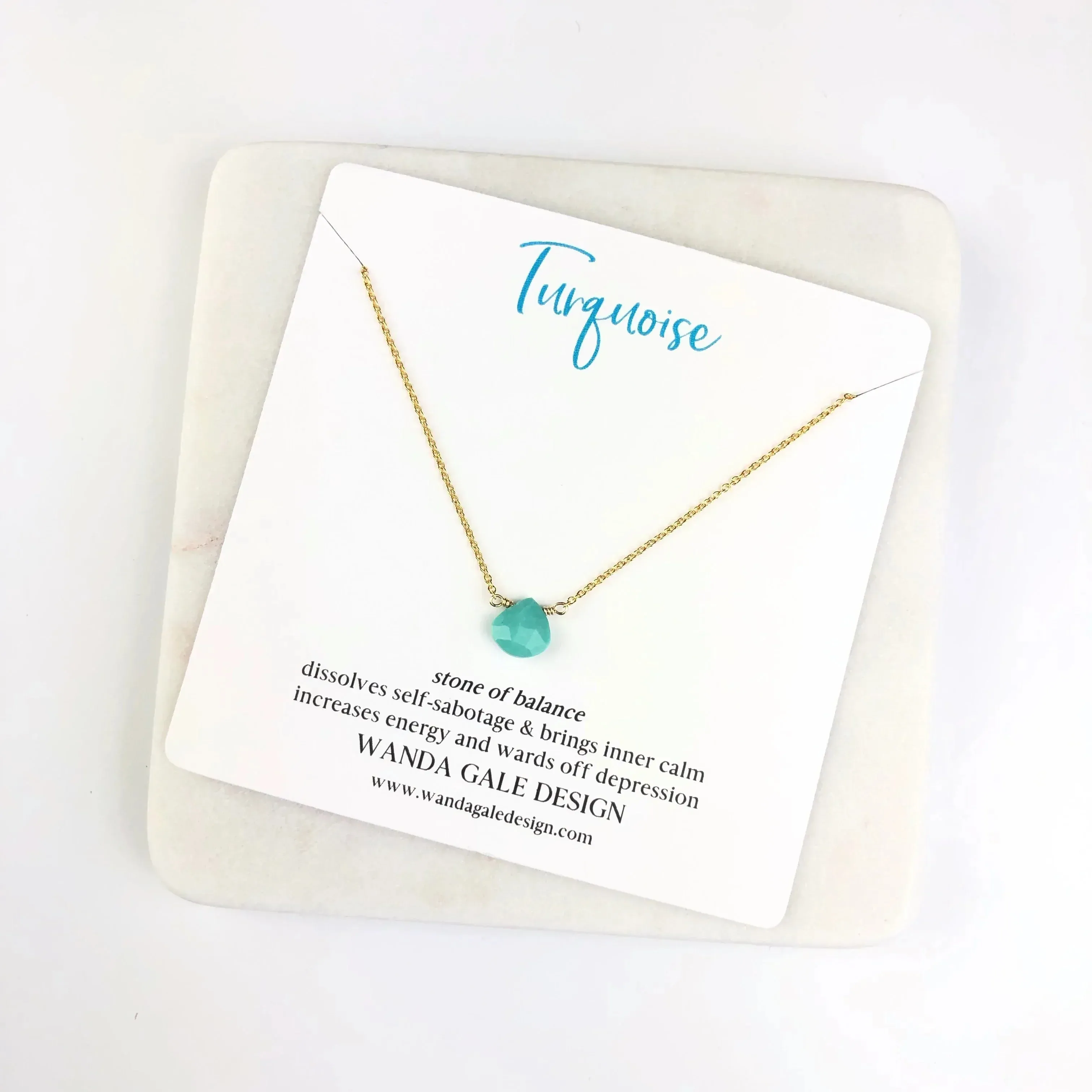 Energy stone necklace - Turquoise