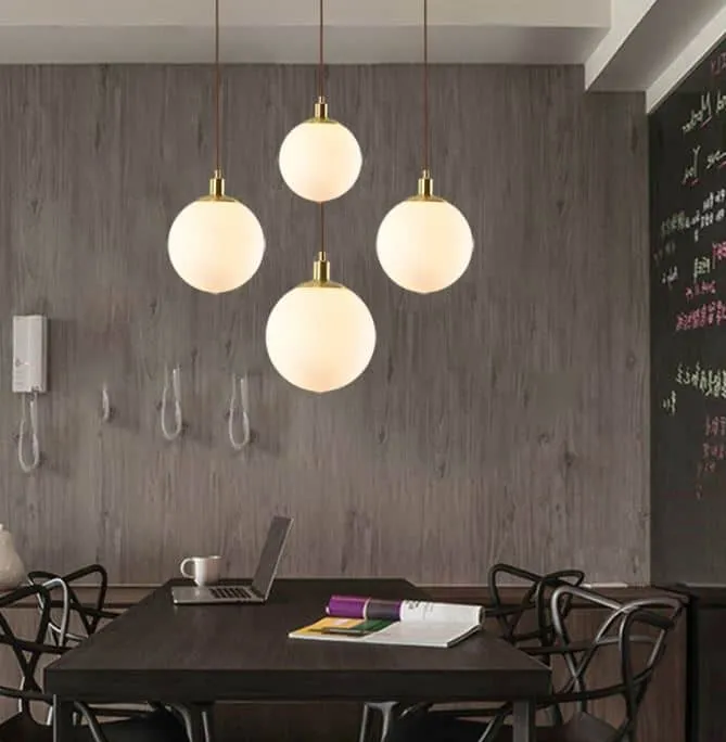 Gasuka Copper Round Globe Pendant Lamp