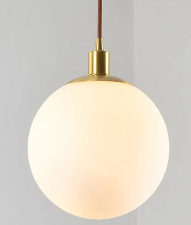 Gasuka Copper Round Globe Pendant Lamp