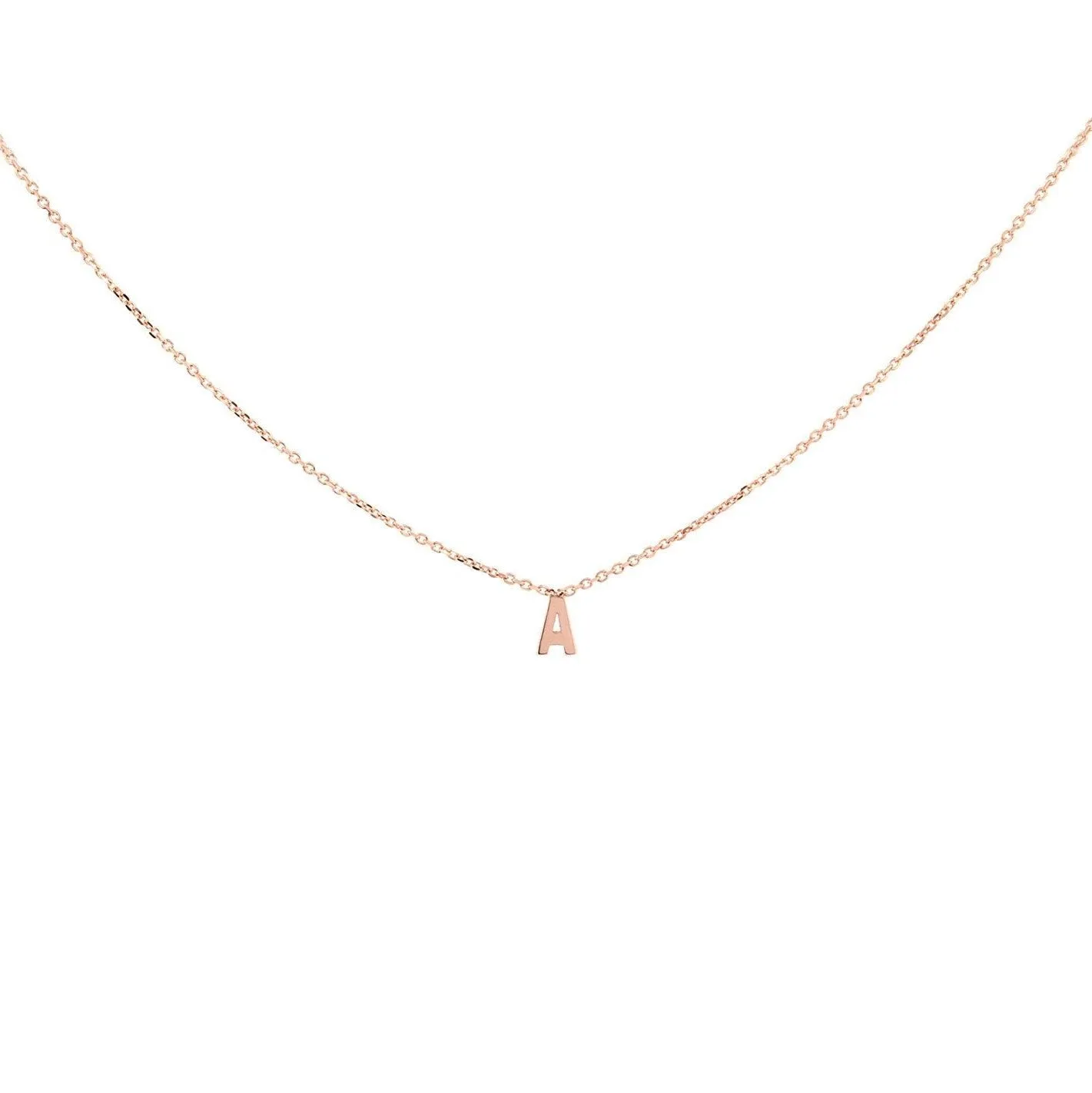 INITIAL NECKLACE - GOLD 14K