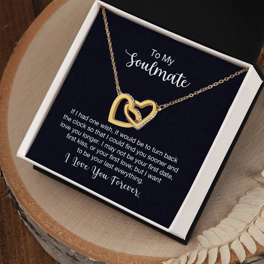 Interlocking Hearts Necklace - For Soulmate