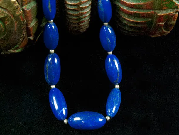 Lapis Lazuli Bead Necklace