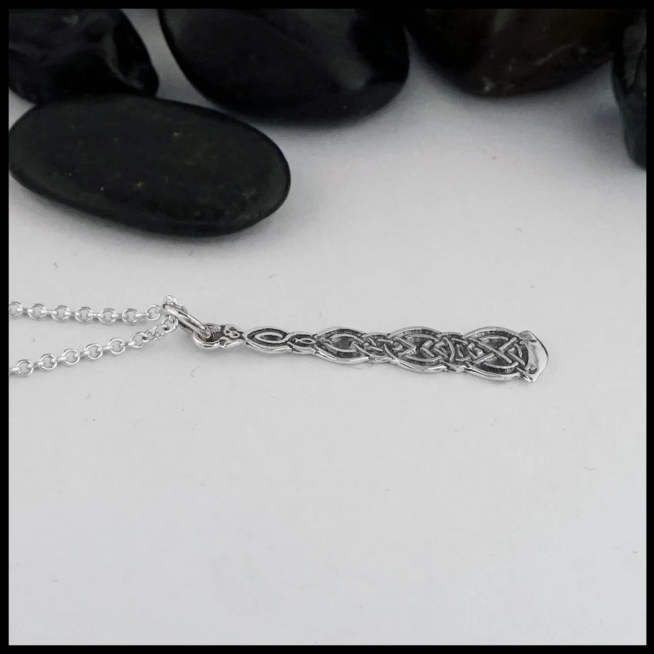 Large Elongated Celtic Pendant