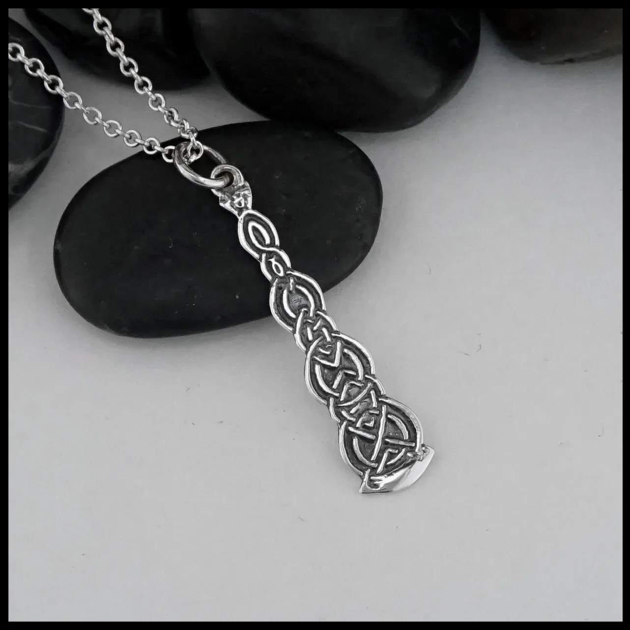 Large Elongated Celtic Pendant