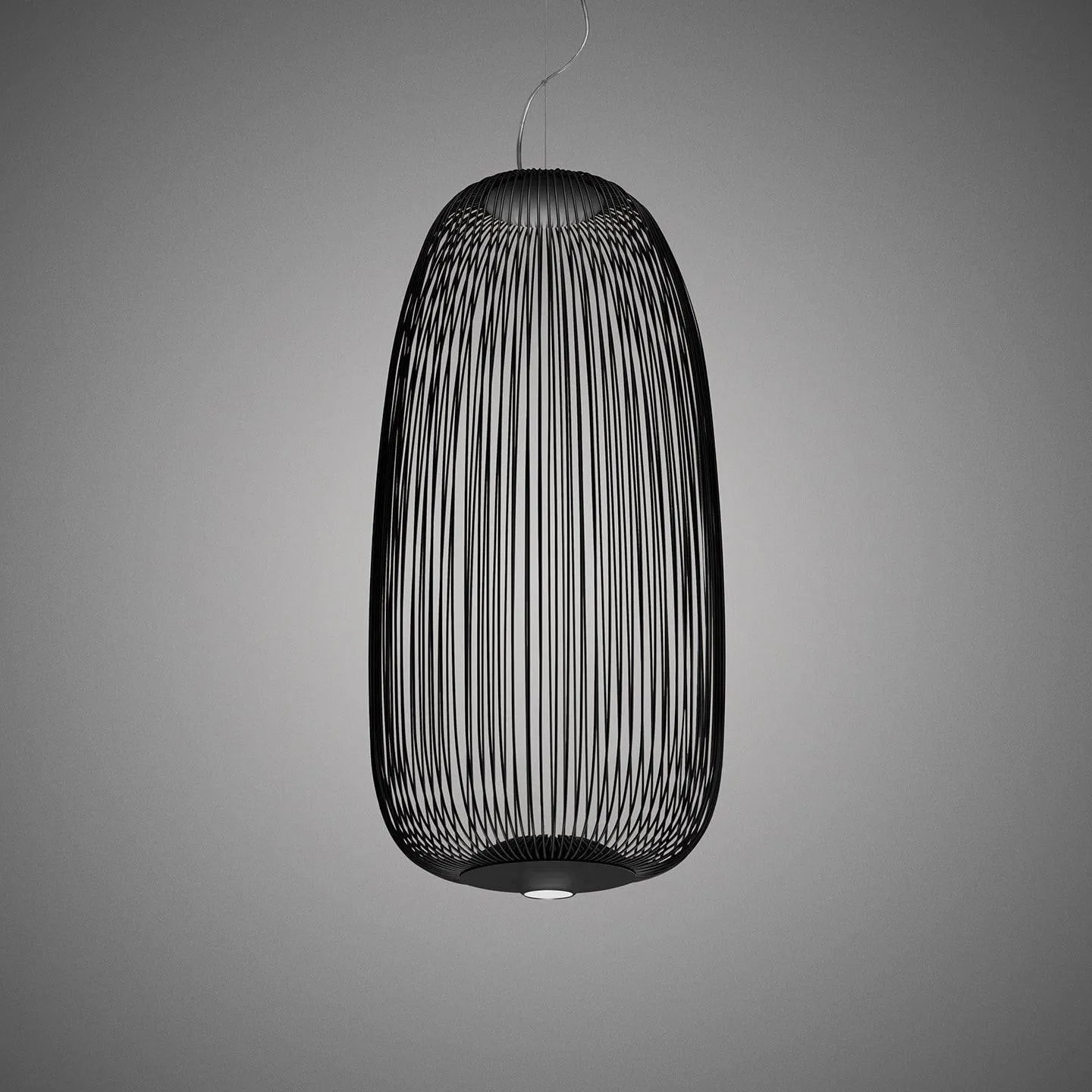 Lightweight Spokes Cage Pendant Lamp