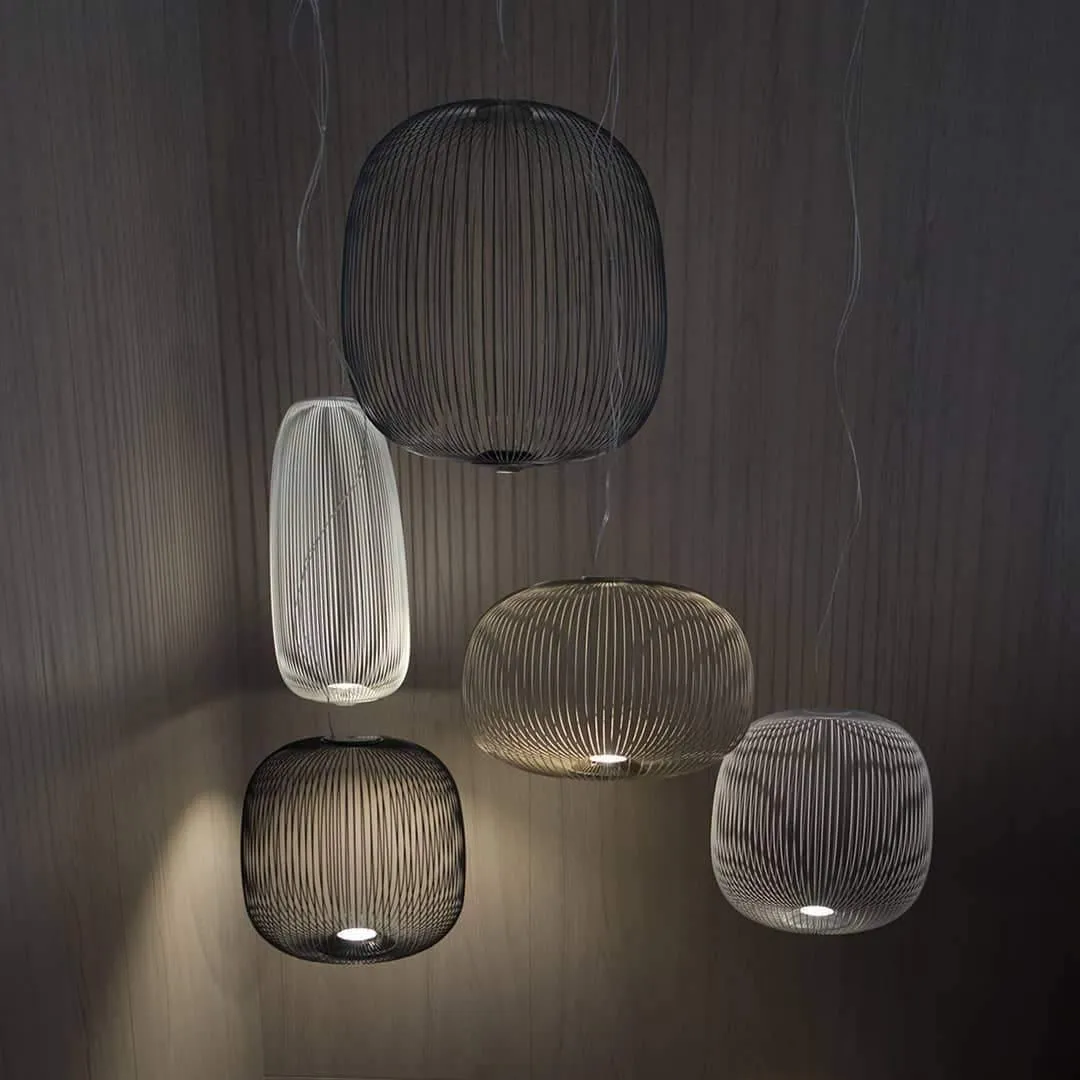Lightweight Spokes Cage Pendant Lamp