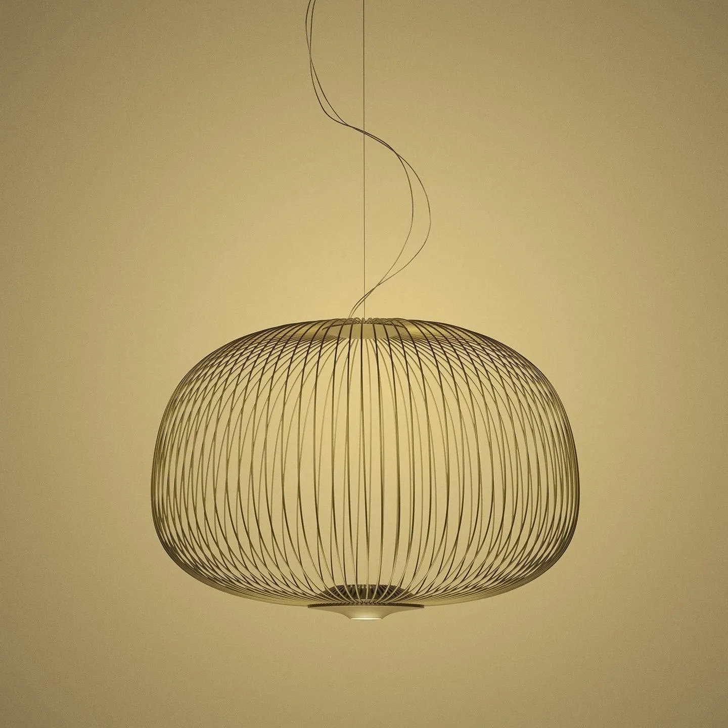 Lightweight Spokes Cage Pendant Lamp