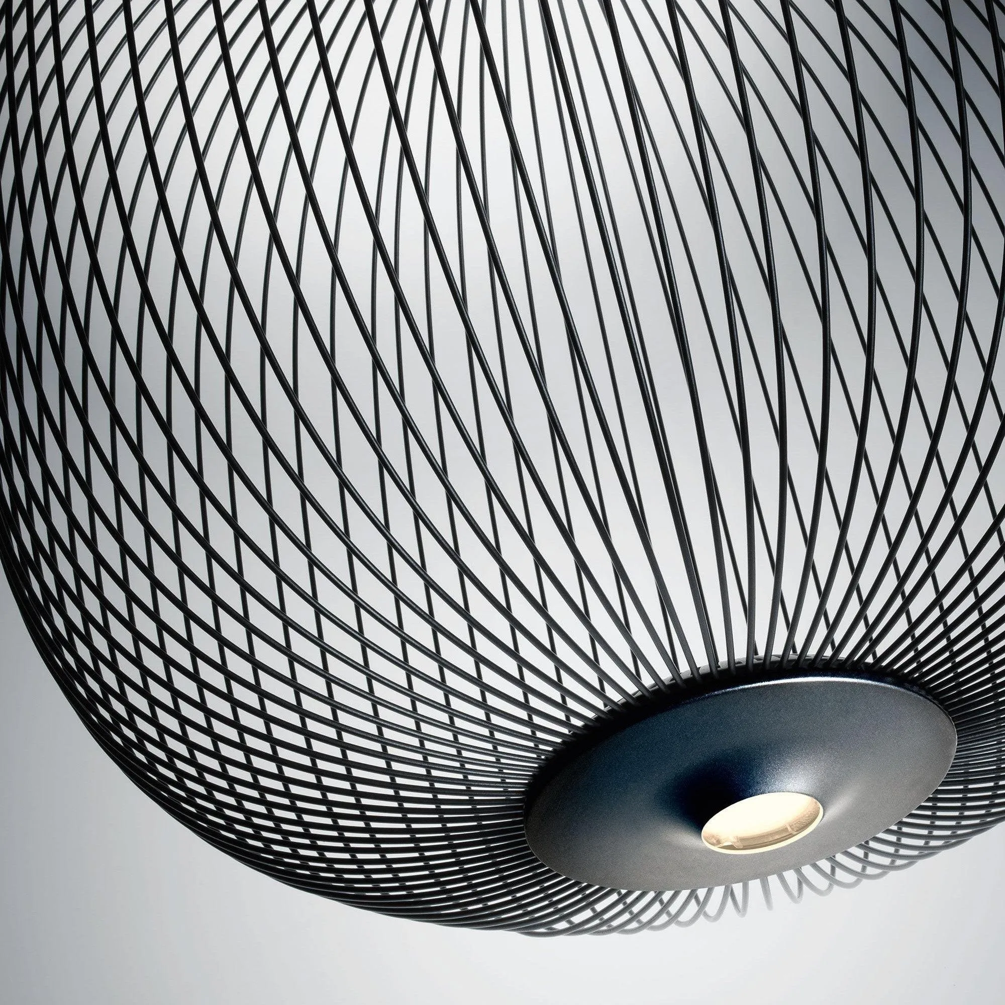 Lightweight Spokes Cage Pendant Lamp