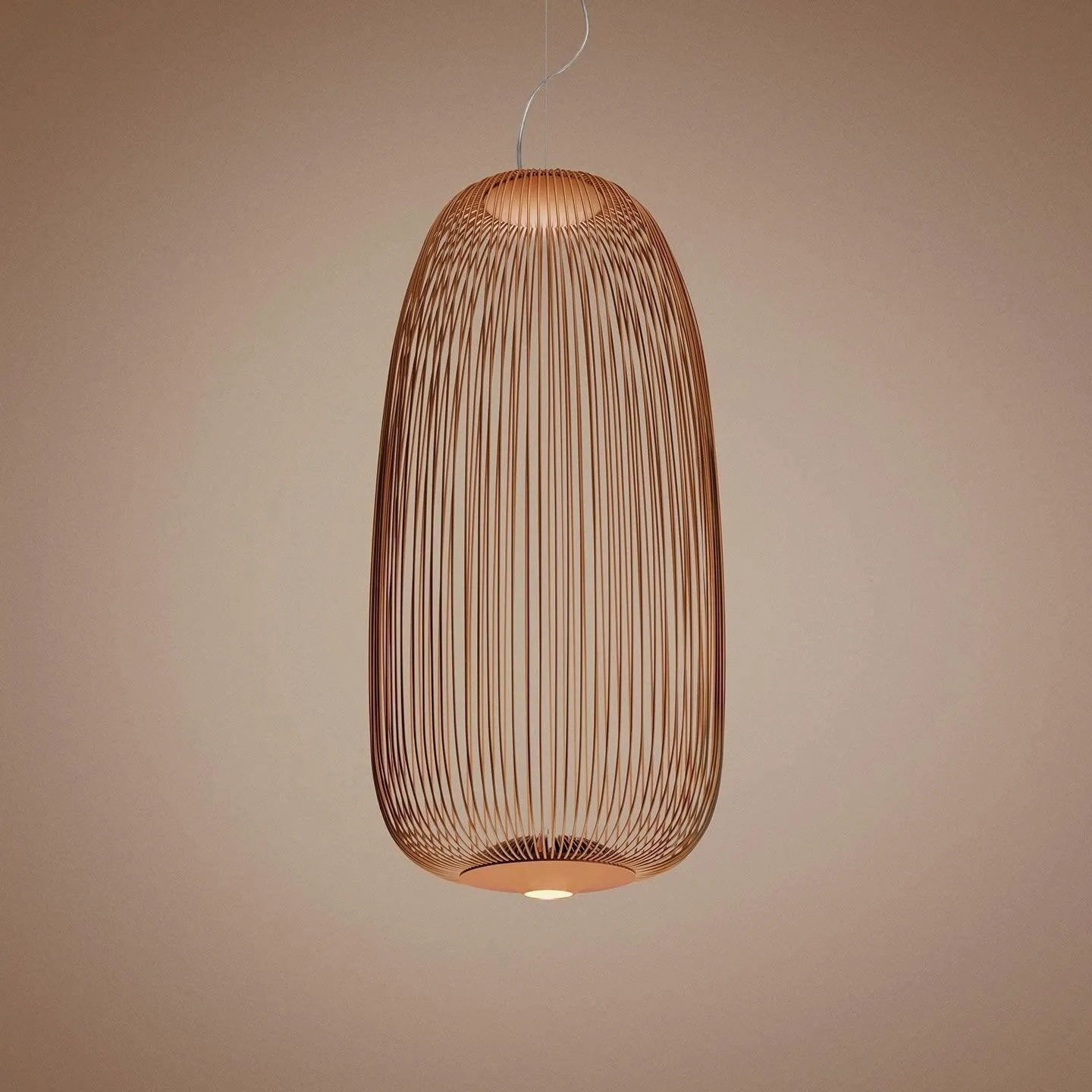Lightweight Spokes Cage Pendant Lamp