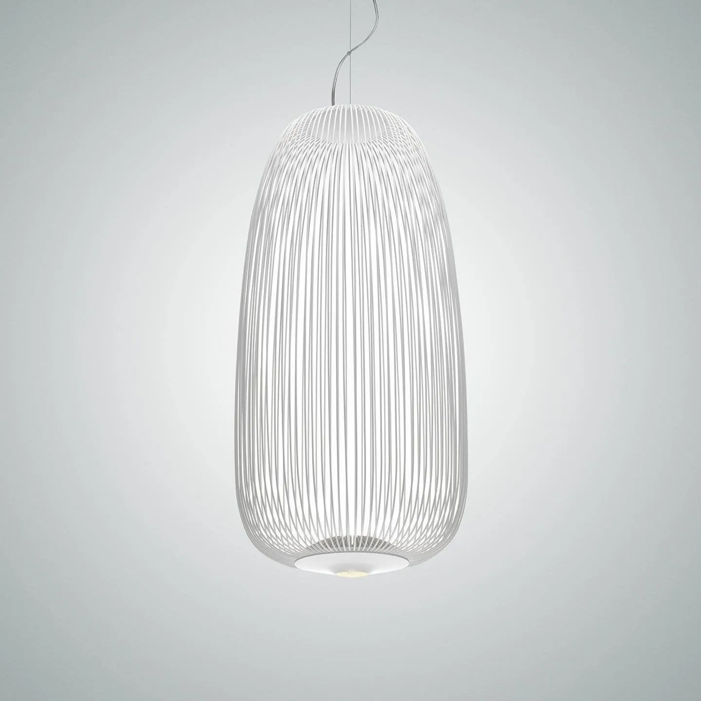 Lightweight Spokes Cage Pendant Lamp