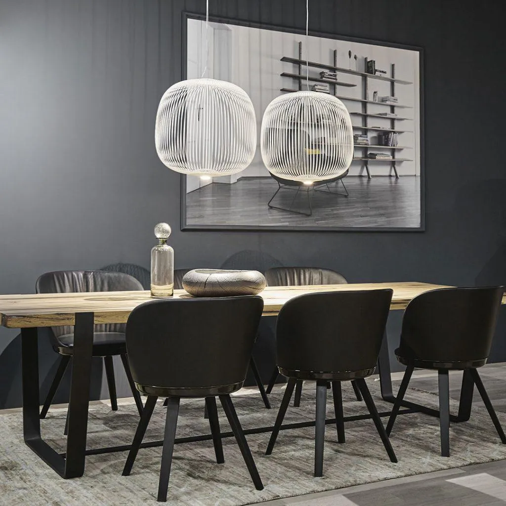 Lightweight Spokes Cage Pendant Lamp