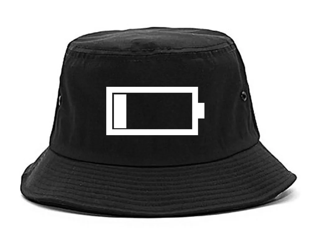 Low Battery Cell Phone Meme Bucket Hat Cap