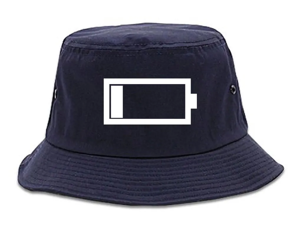Low Battery Cell Phone Meme Bucket Hat Cap