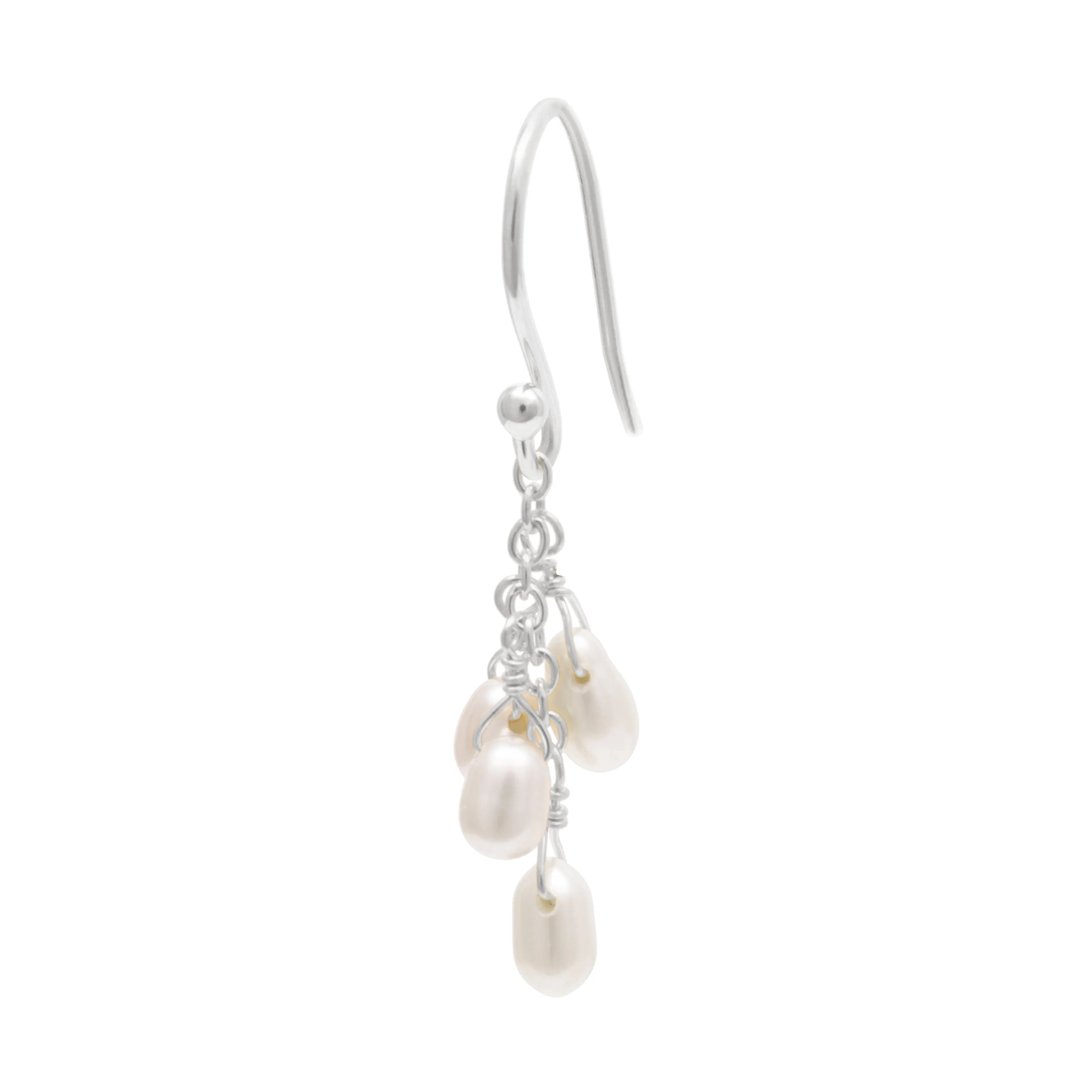 Luna' Cascading Pearl Earrings