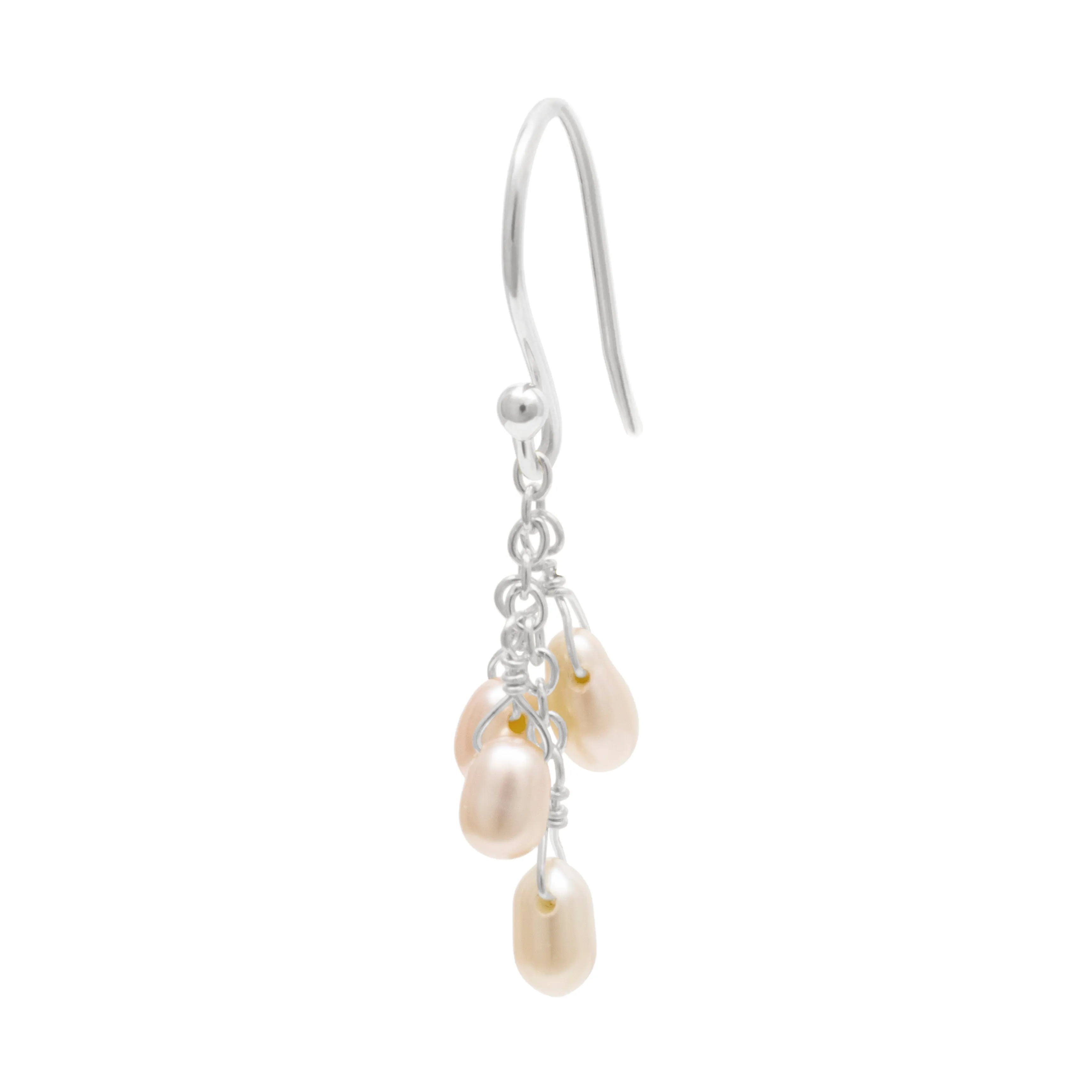 Luna' Cascading Pearl Earrings