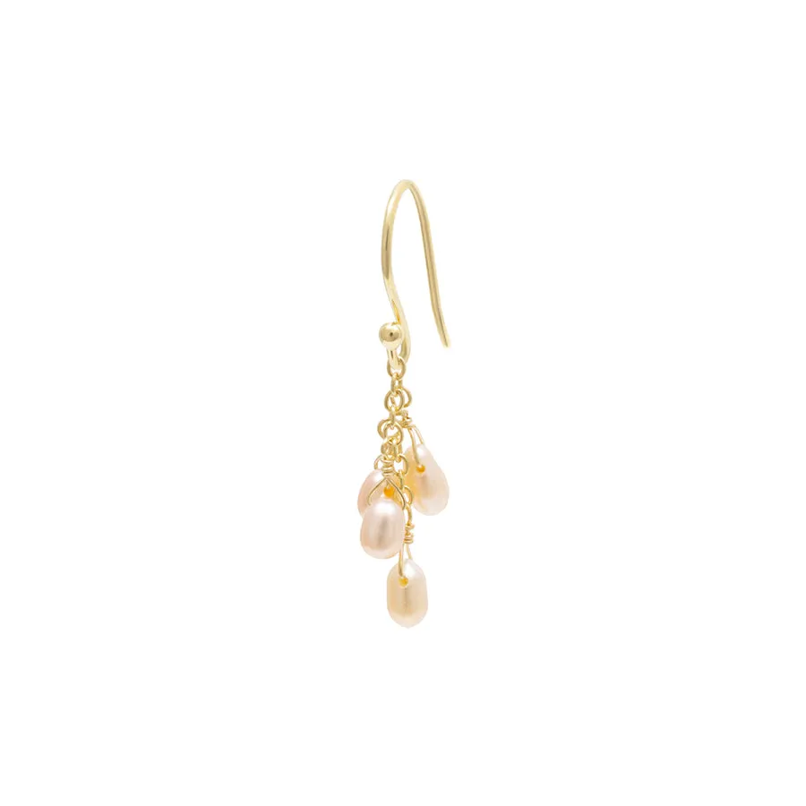 Luna' Cascading Pearl Earrings