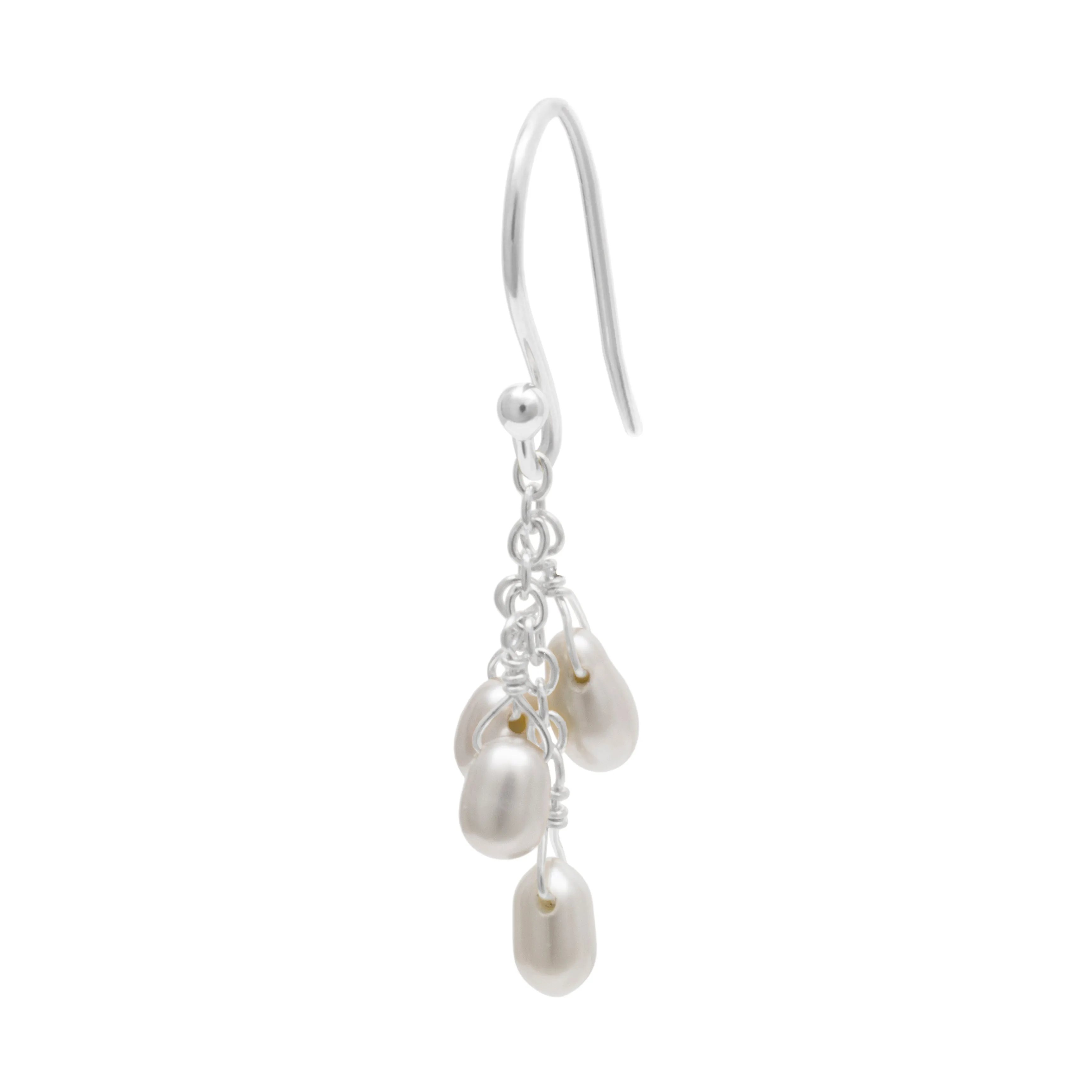 Luna' Cascading Pearl Earrings