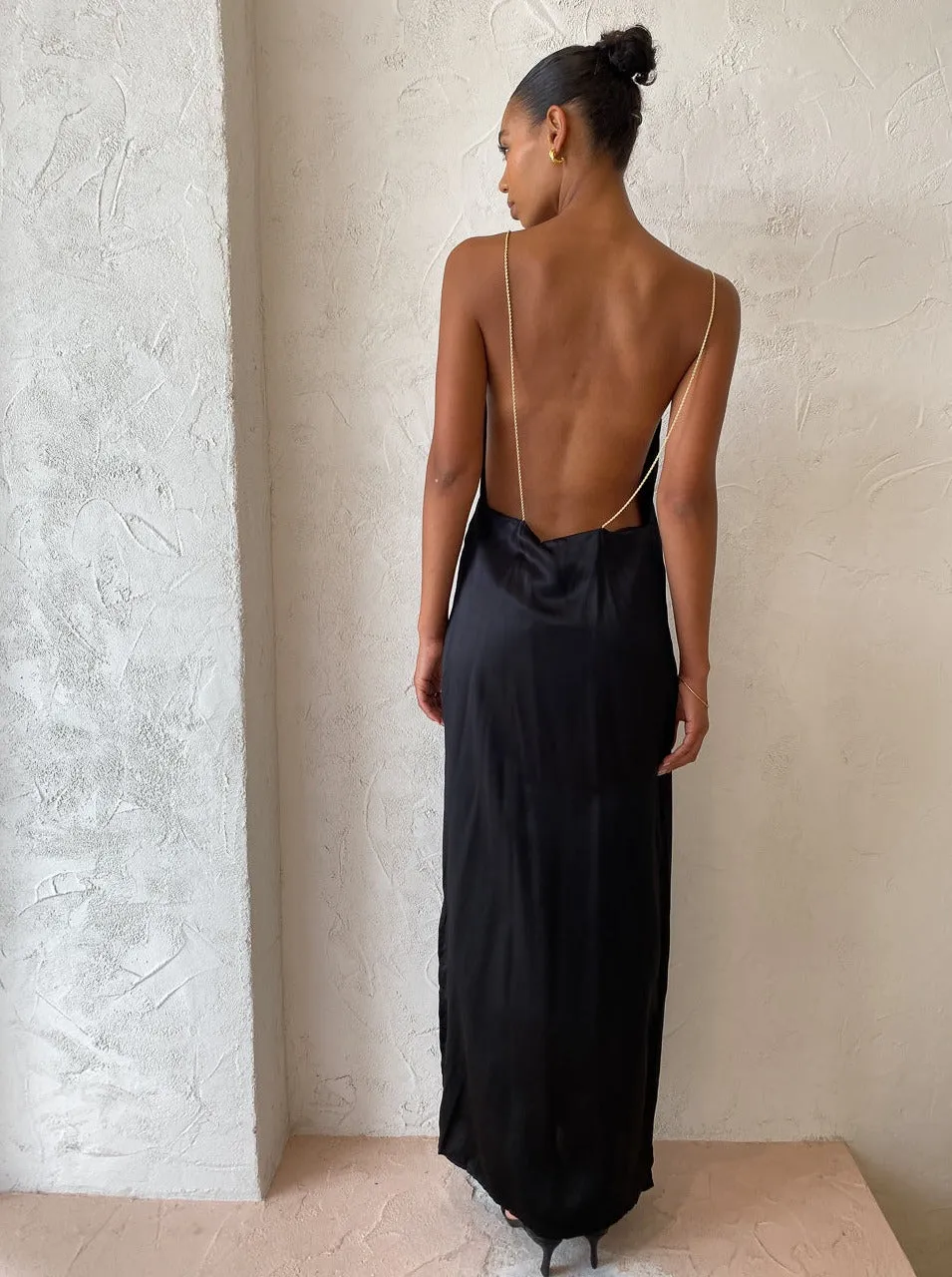 Magali Pascal Glam Maxi Dress in Black