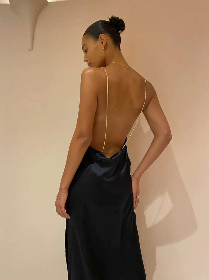 Magali Pascal Glam Maxi Dress in Black