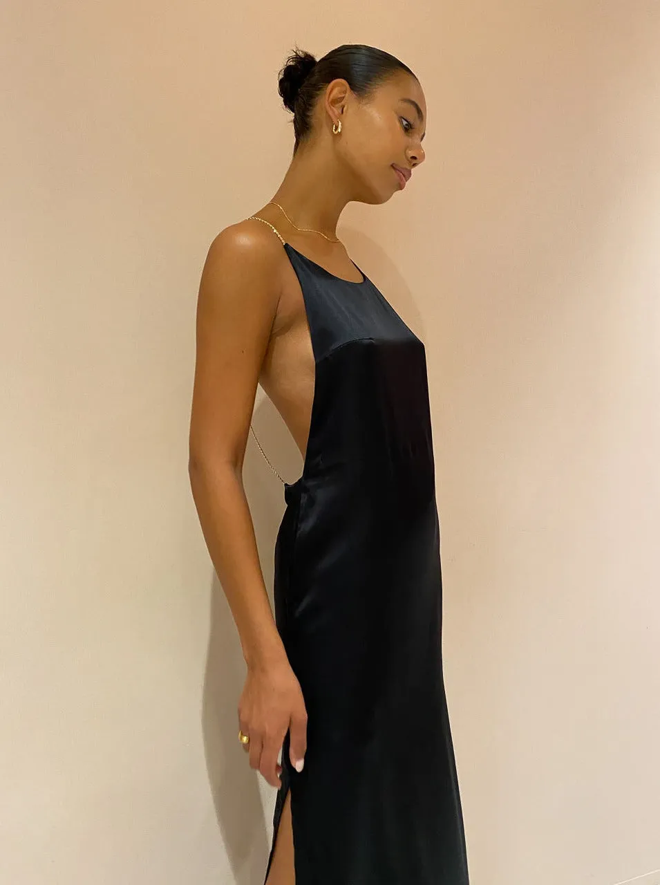Magali Pascal Glam Maxi Dress in Black