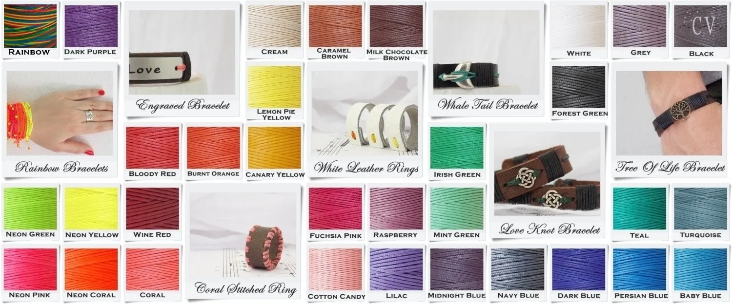 Meander Leather Bracelet