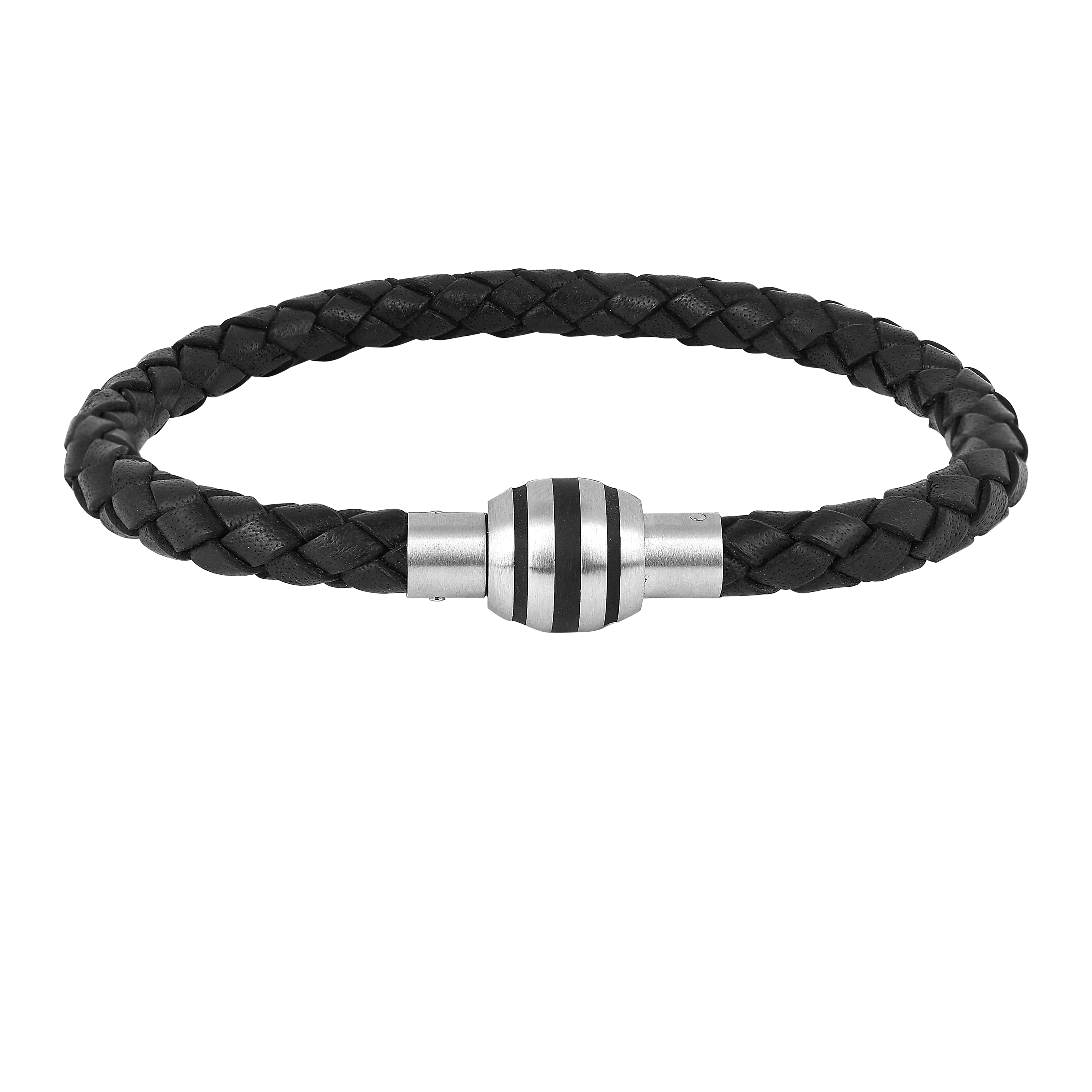 Mens Braided Leather Bracelet