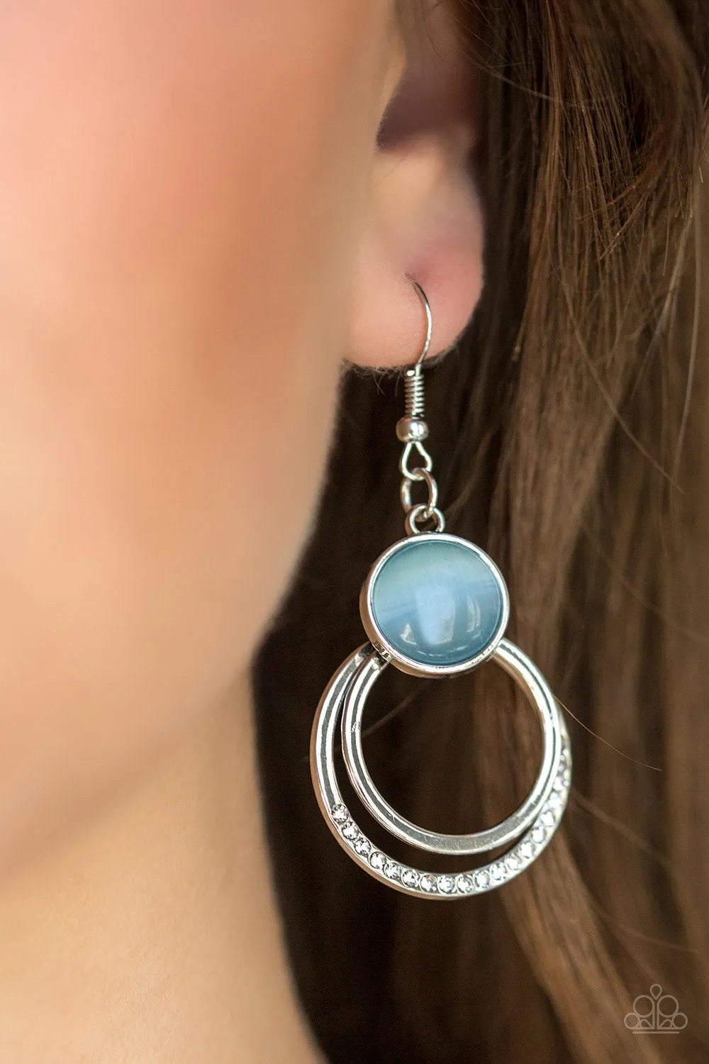 Open Door Jewelry - Dreamily Dreamland - Blue Earrings - Paparazzi Accessories