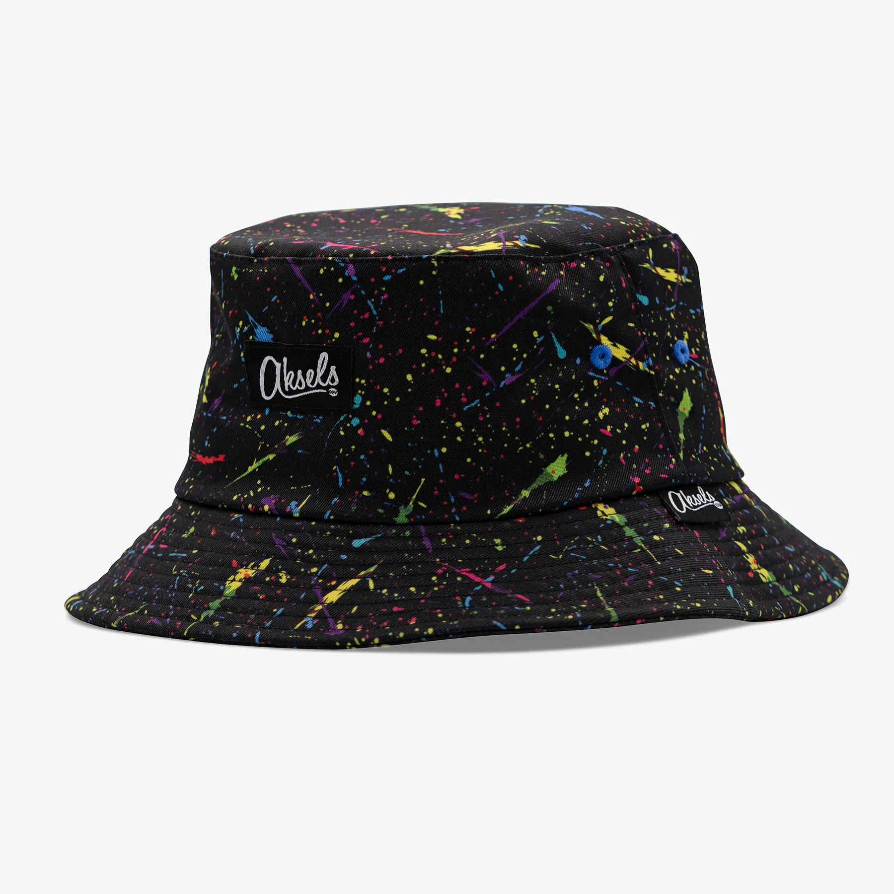 Paint Splatter Short Brim Bucket Hat