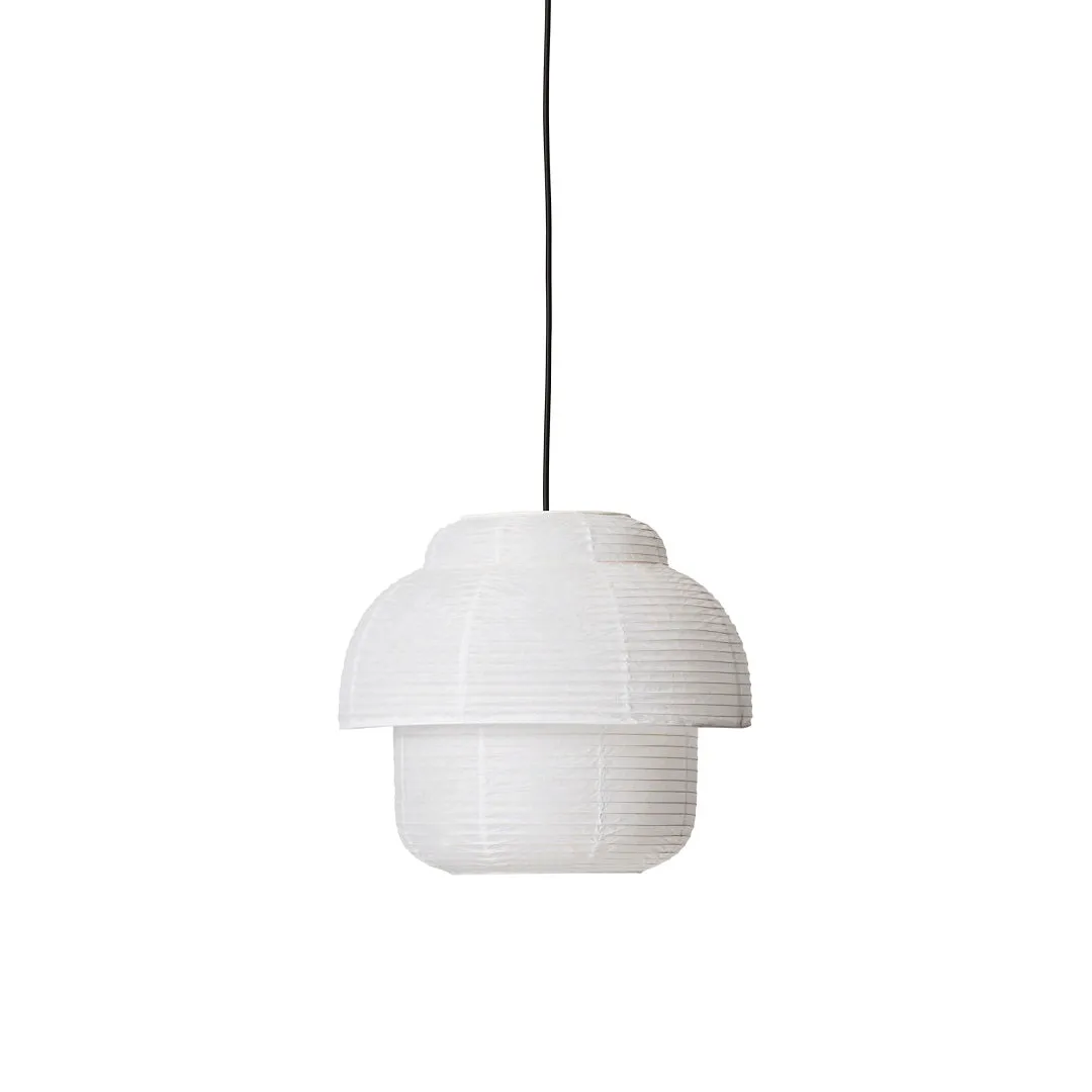 Papier Double Pendant Lamp 40 - White