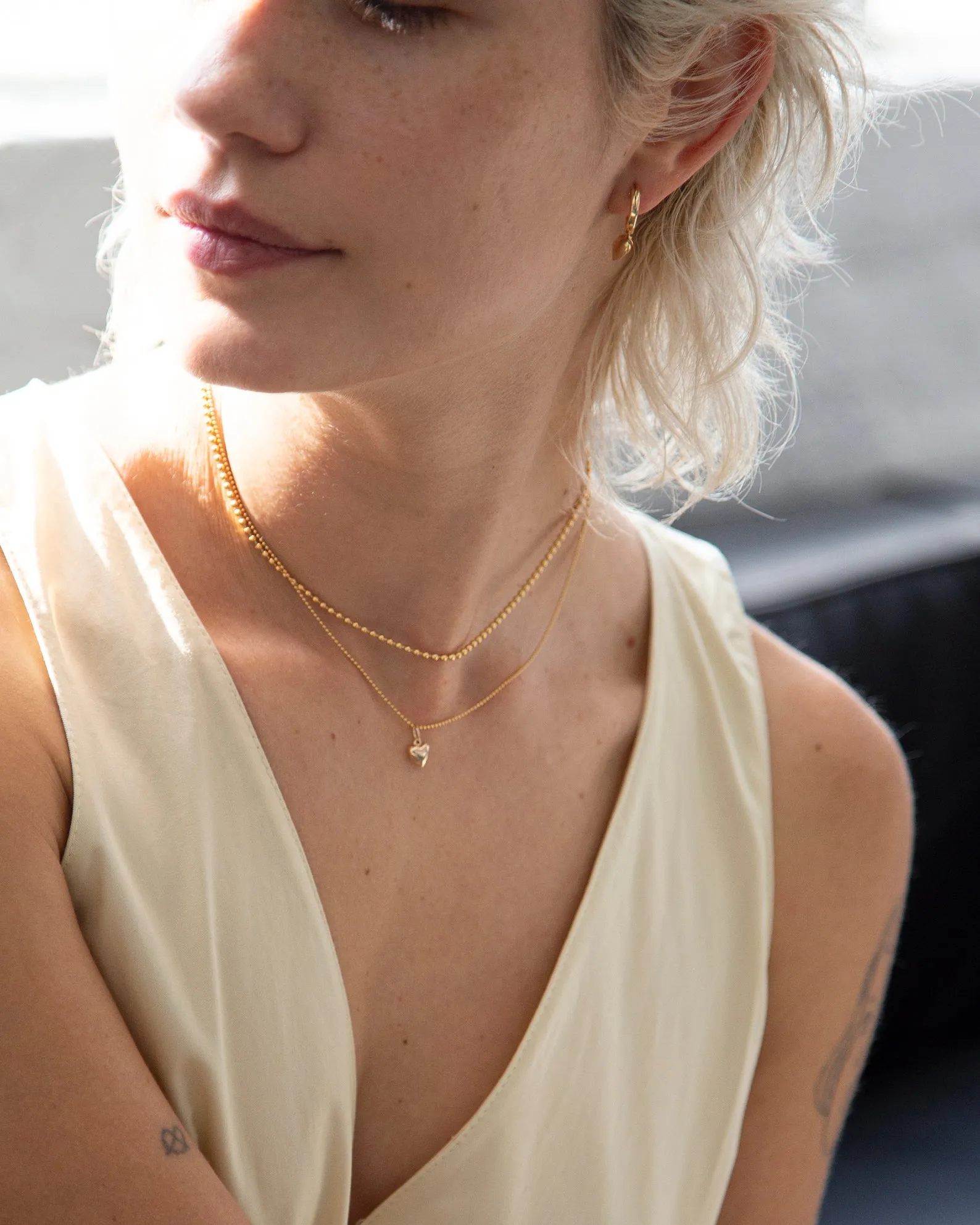 Puffy Heart Necklace