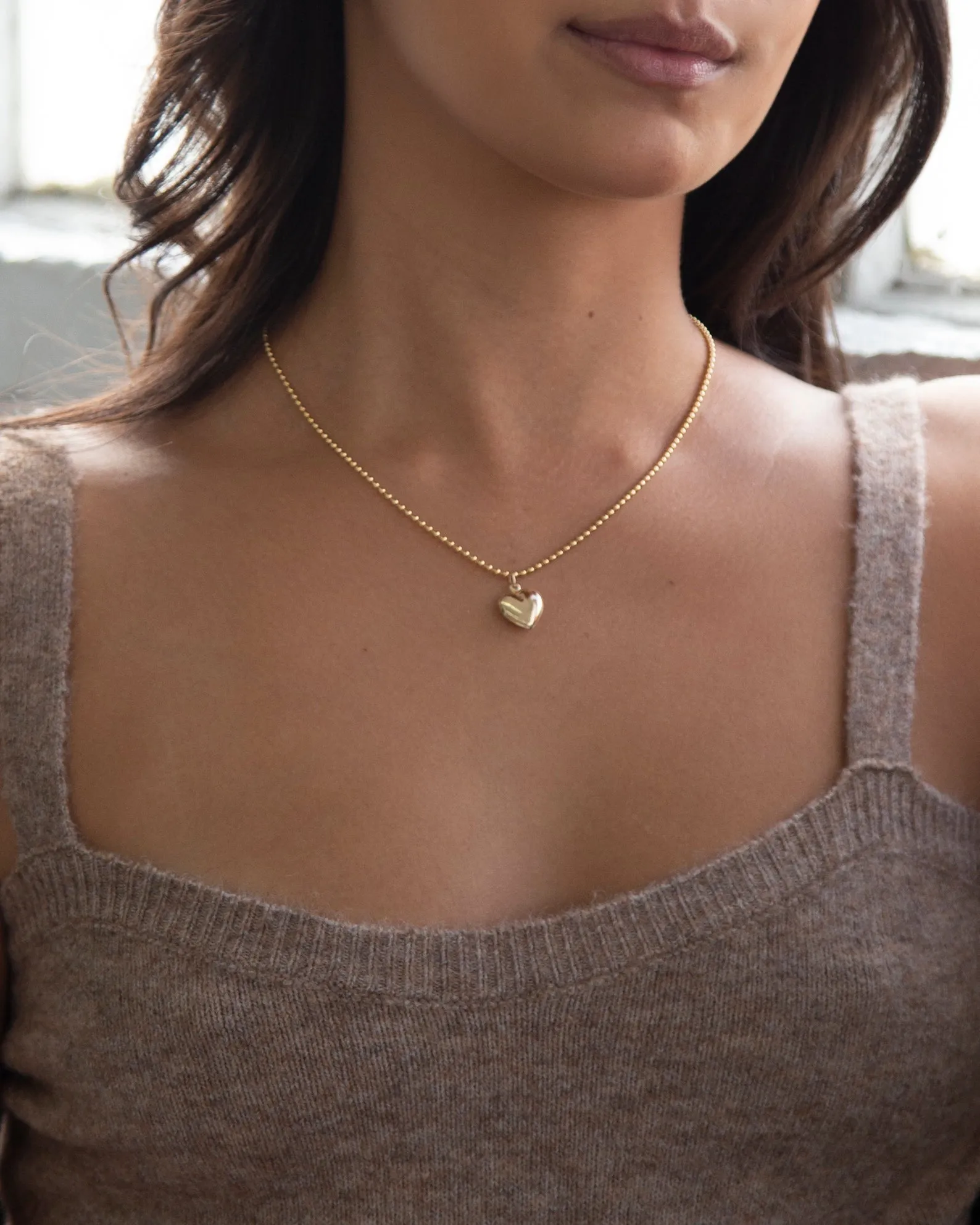 Puffy Heart Necklace