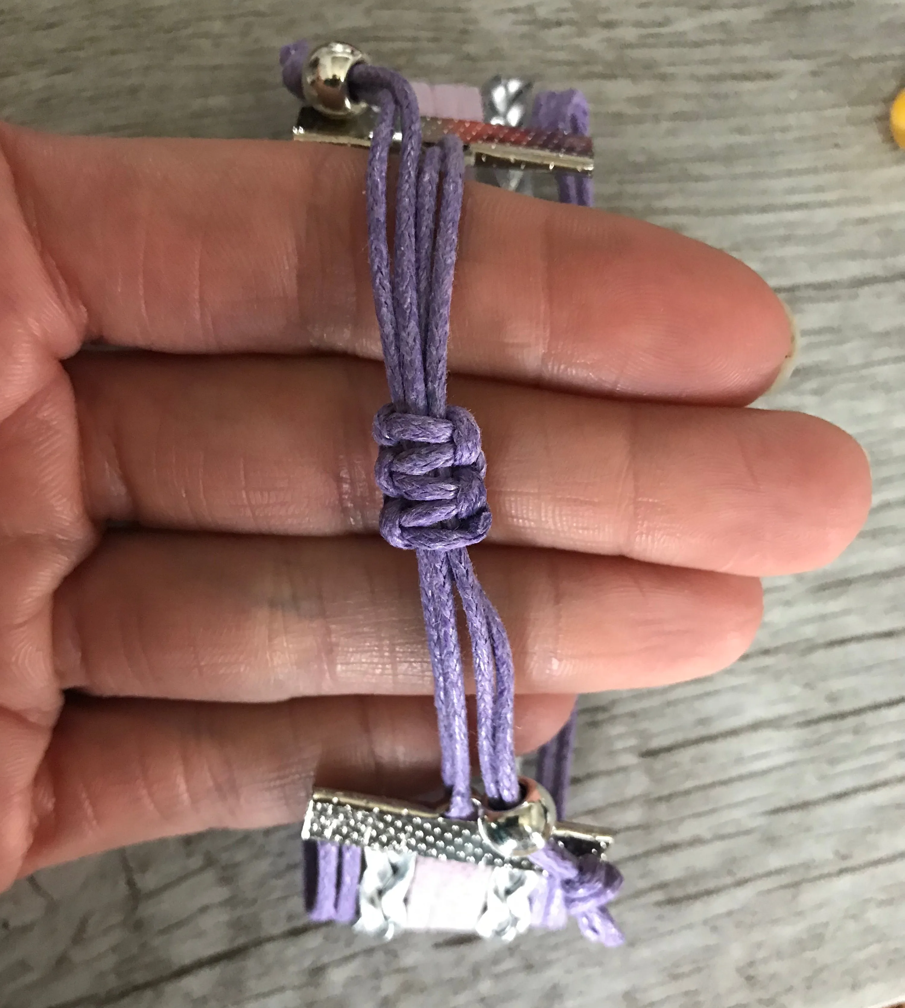 Purple Horse Infinity Bracelet -Pick Charm