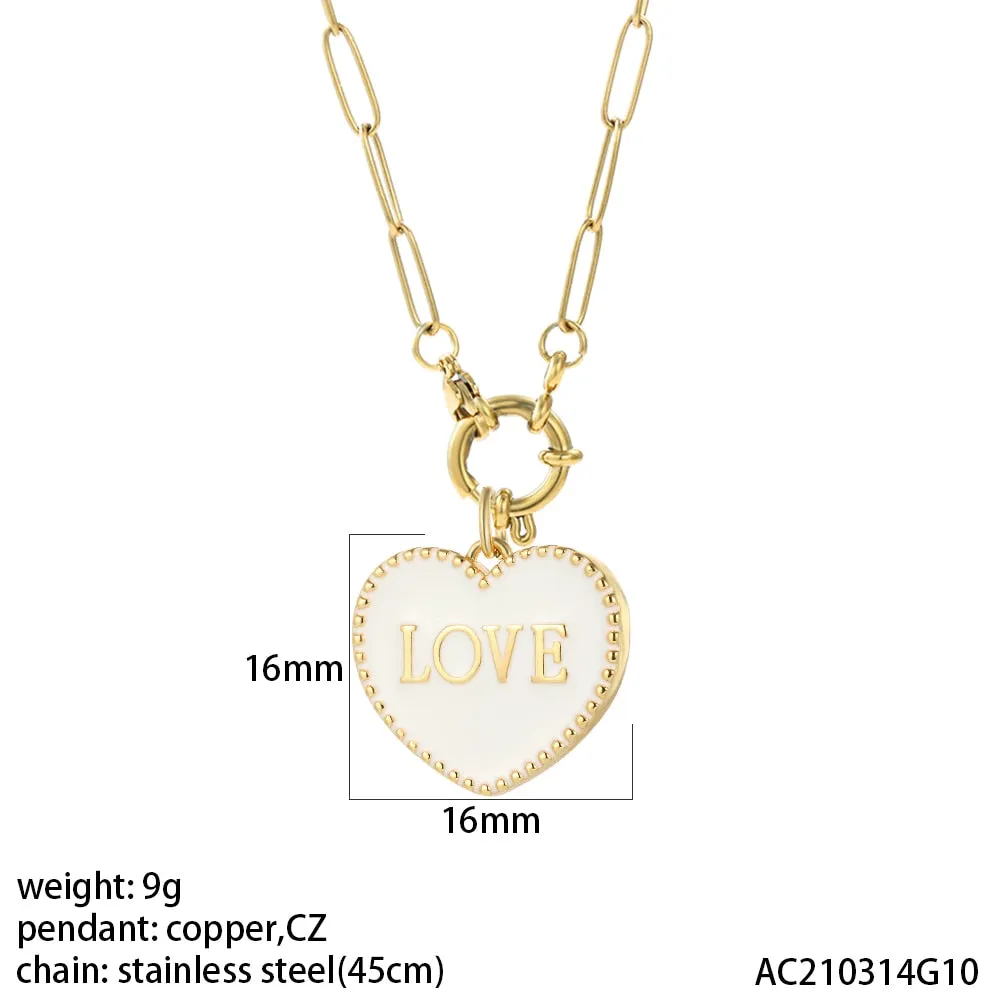 Red Heart Love Pendant Dream Catcher