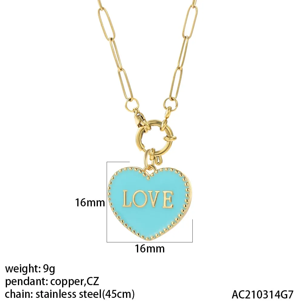 Red Heart Love Pendant Dream Catcher